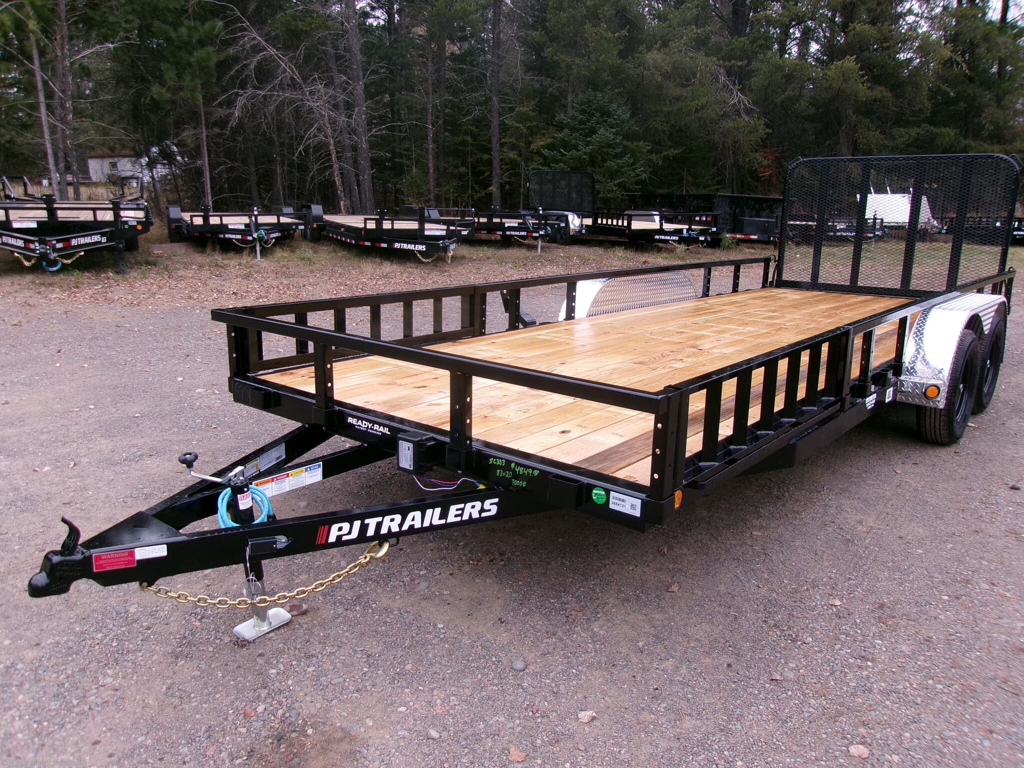 2026 PJ Trailers Utility 83 x 20 7k  Utility Trailer (UL) - New Utility Trailer for sale by Pine River Sales in Cloquet, Minnesota