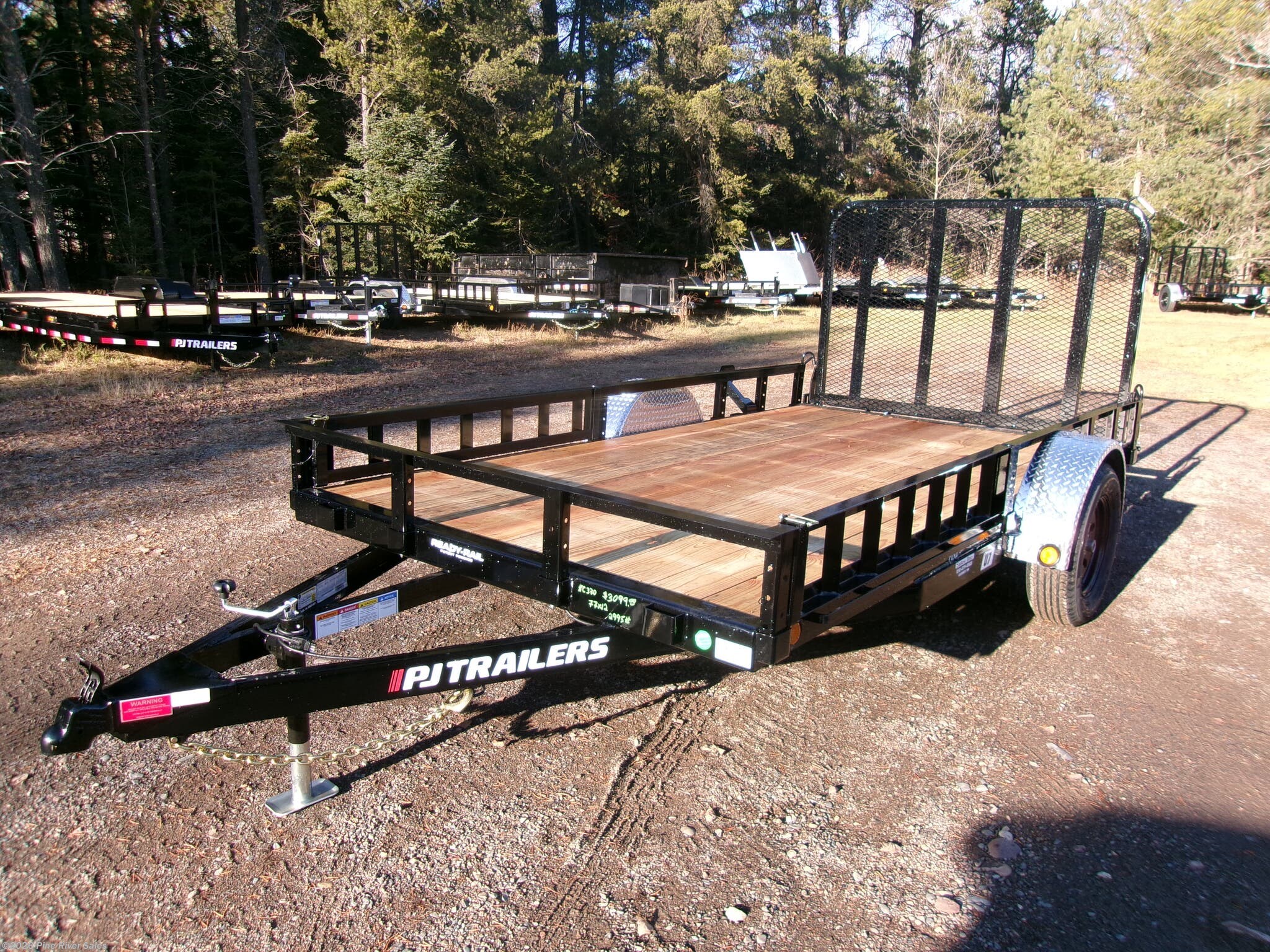 2026 PJ Trailers 77x12 Utility GVWR 3k - New Utility Trailer for sale by Pine River Sales in Cloquet, Minnesota