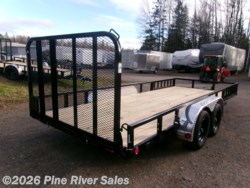 New 2026 PJ Trailers Utility 83 x 18 7,000# Tandem Axle (UL) available in Cloquet, Minnesota
