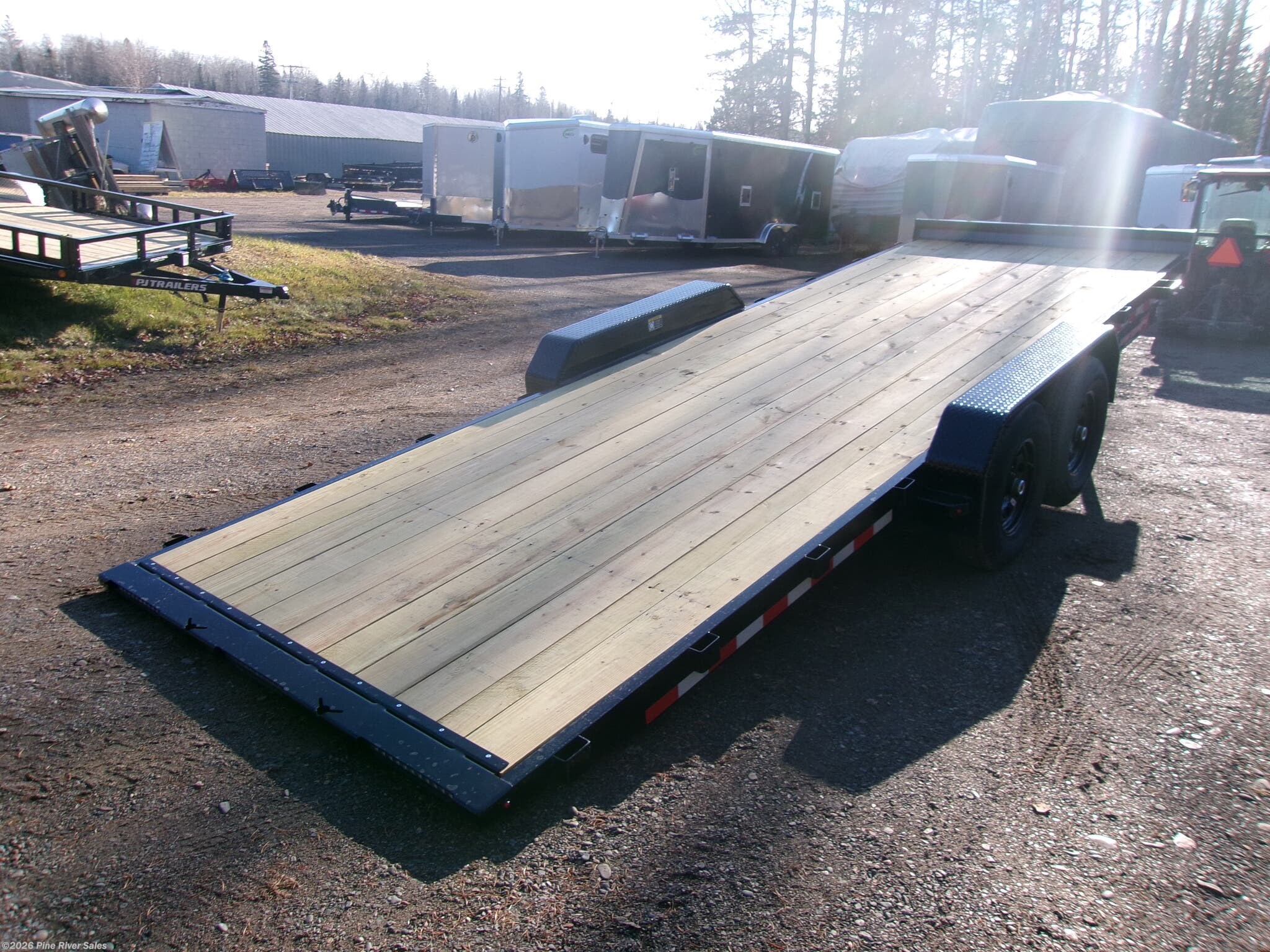 2026 H&H 82"x22' Steel  Electric Tilt LowPro Speed 14K GVWR