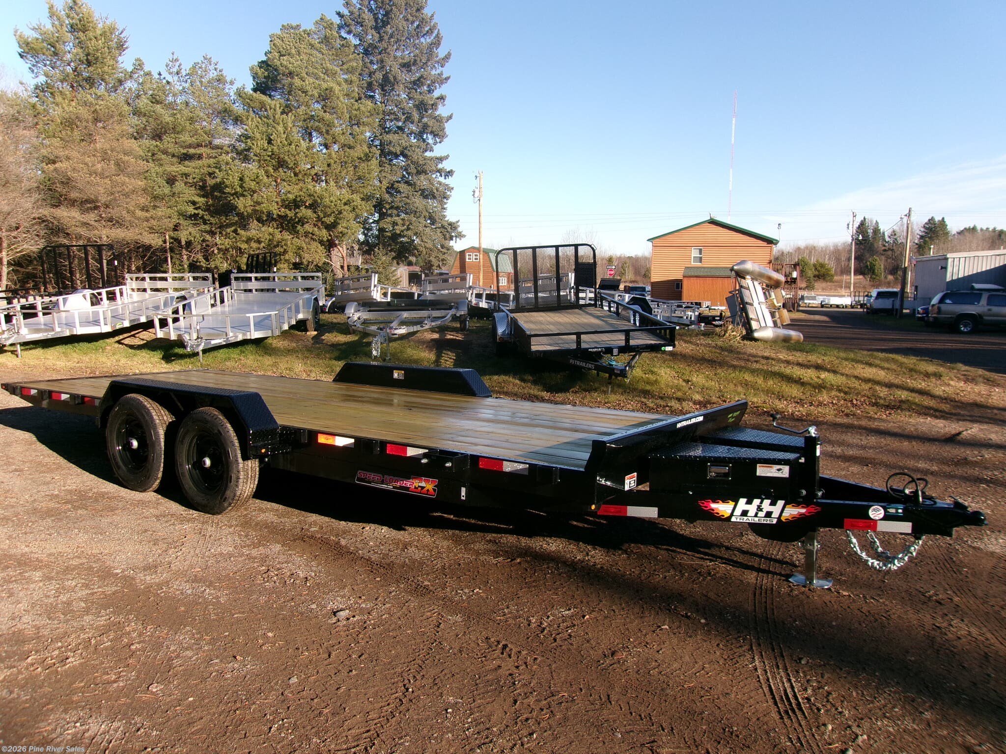 2026 H&H 20' Steel Speed Loader10K Electric Tilt - New Vehicle Tilt Deck Trailer for sale by Pine River Sales in Cloquet, Minnesota