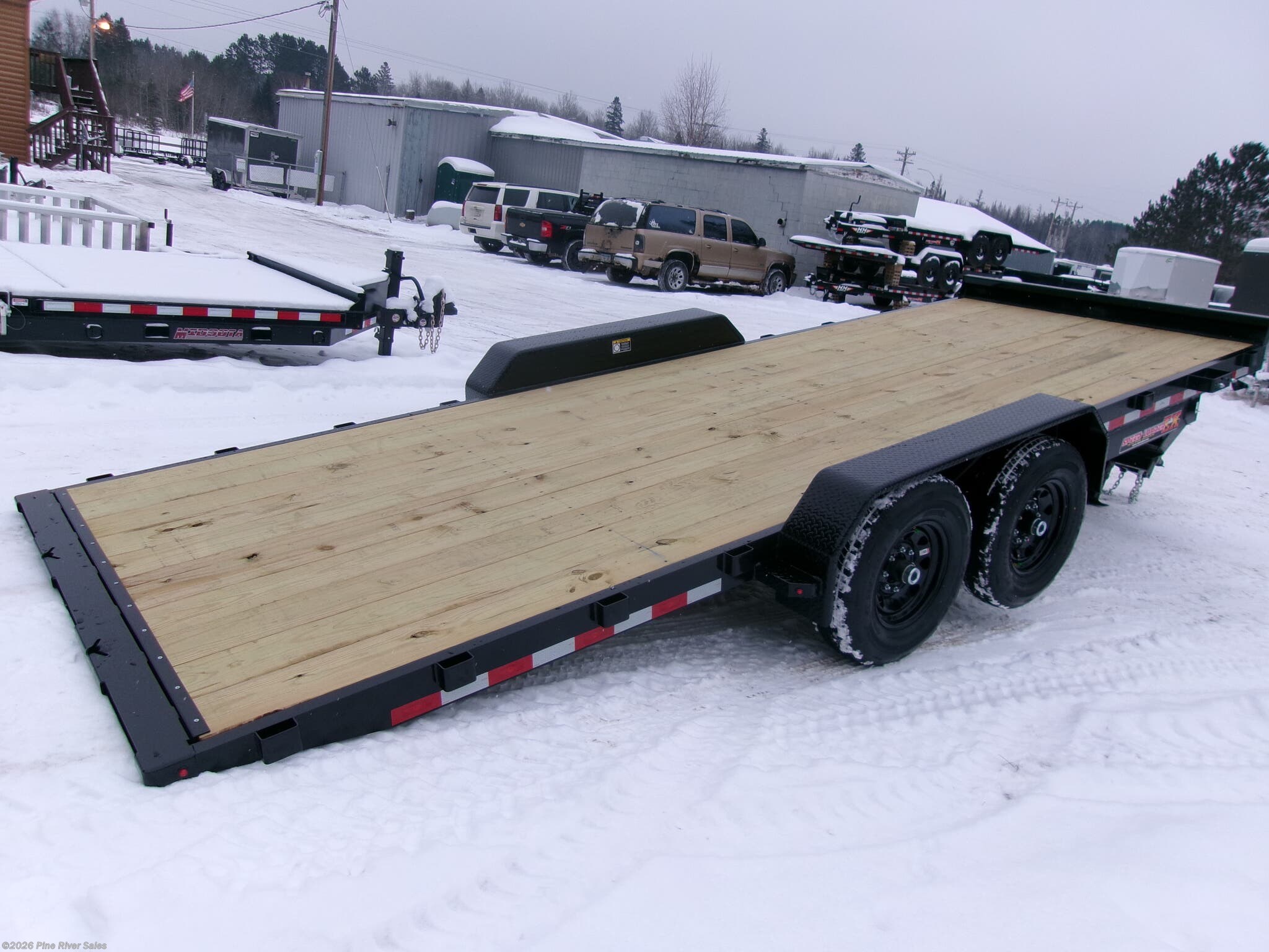 2026 H&H 82"x20' Steel  Electric Tilt LowPro Speed 14K GVWR - New Vehicle Tilt Deck Trailer for sale by Pine River Sales in Cloquet, Minnesota