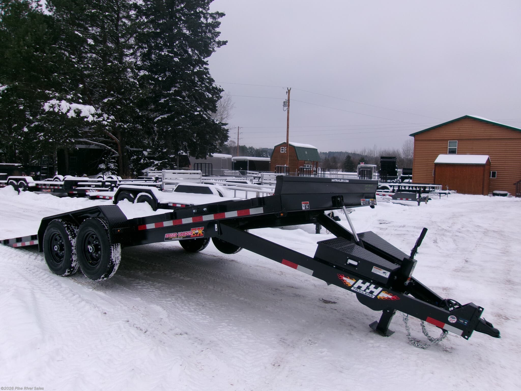 2026 82"x20' Steel  Electric Tilt LowPro Speed 14K GVWR by H&H from Pine River Sales in Cloquet, Minnesota