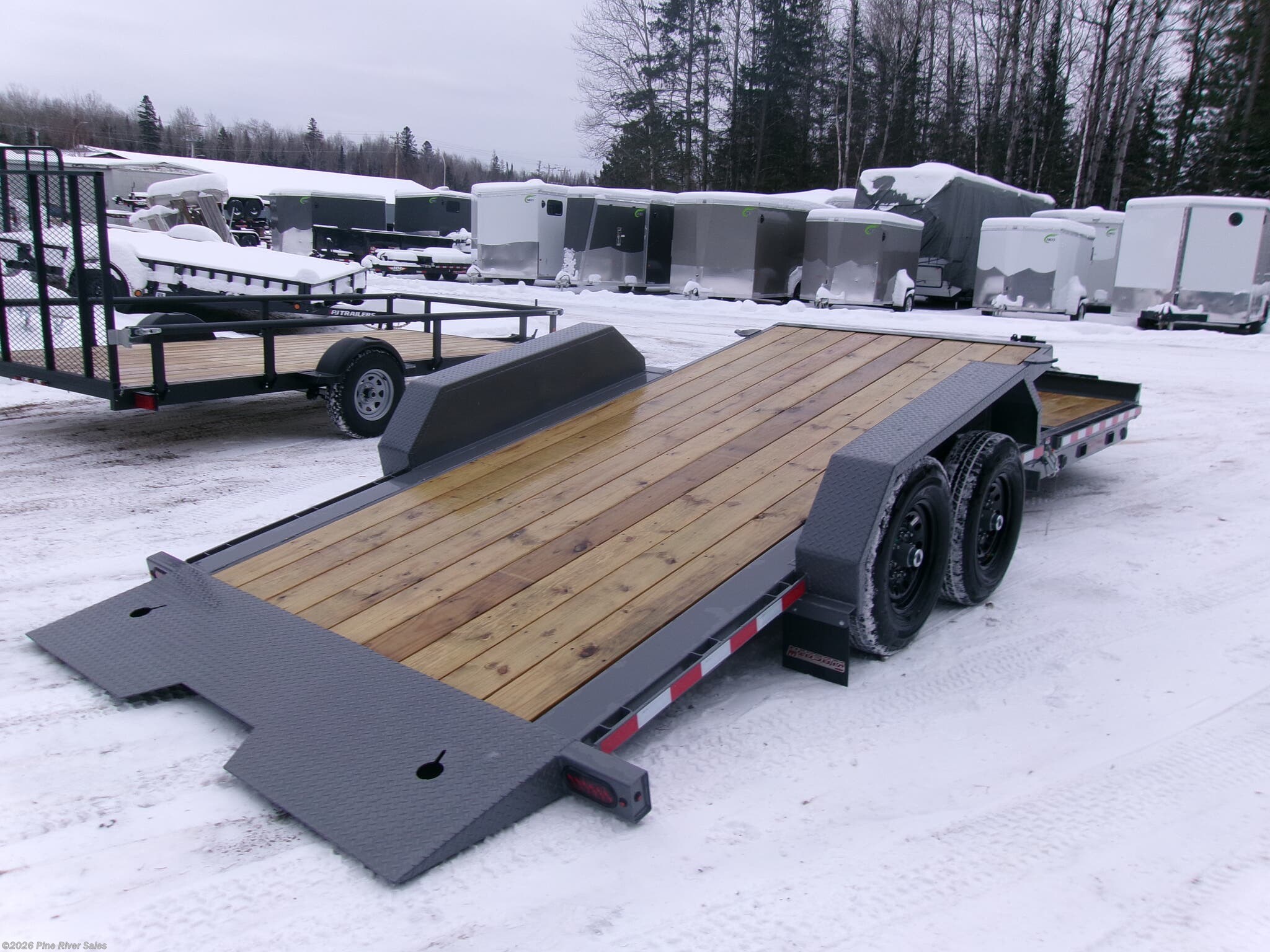2026 Midsota TB 83" x 22' Gravity Tilt Trailer 15k