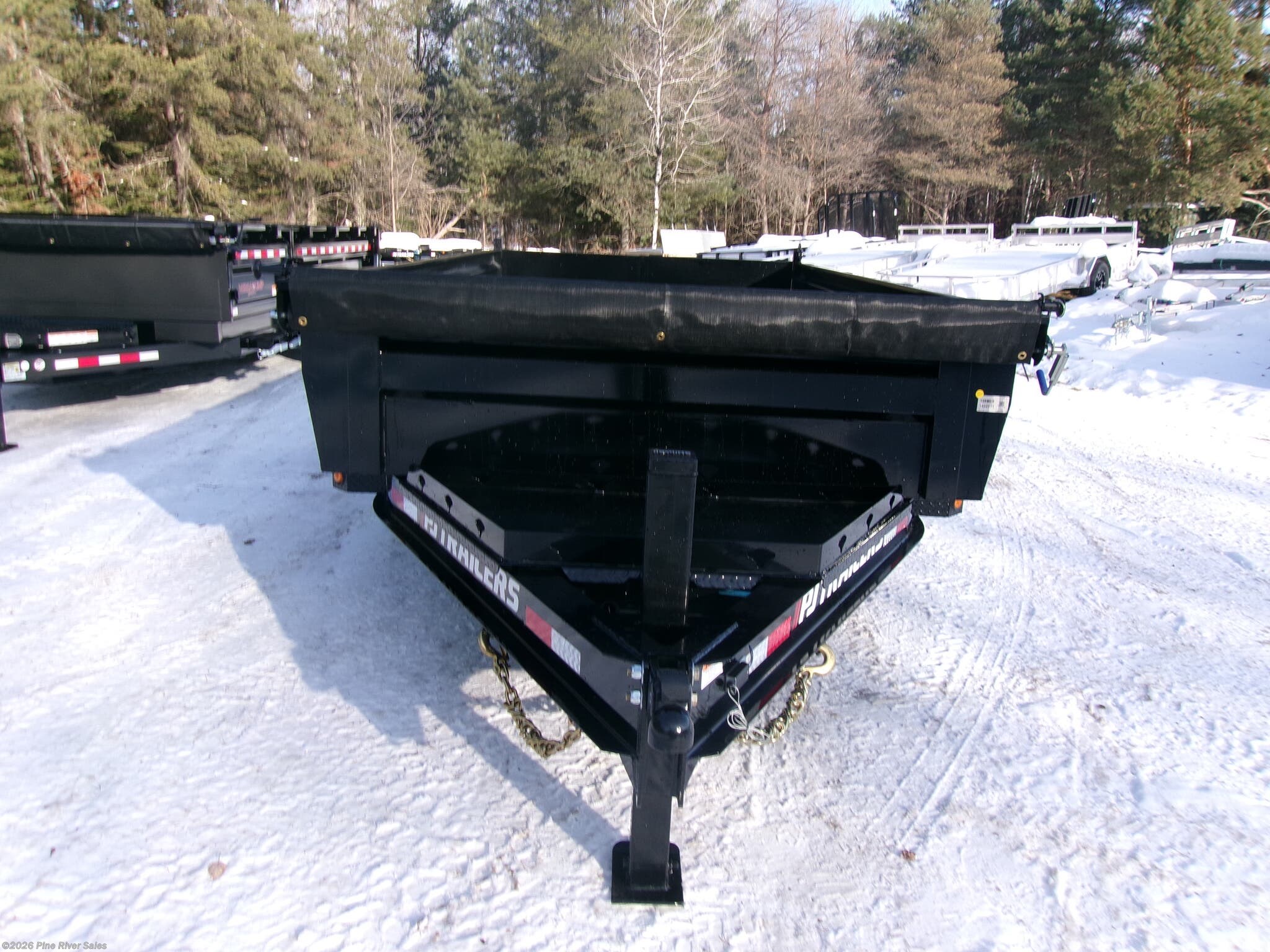 2026 PJ Trailers DL 83x14 15.4k GVWR Low Pro - New Dump (Heavy Duty) Trailer for sale by Pine River Sales in Cloquet, Minnesota