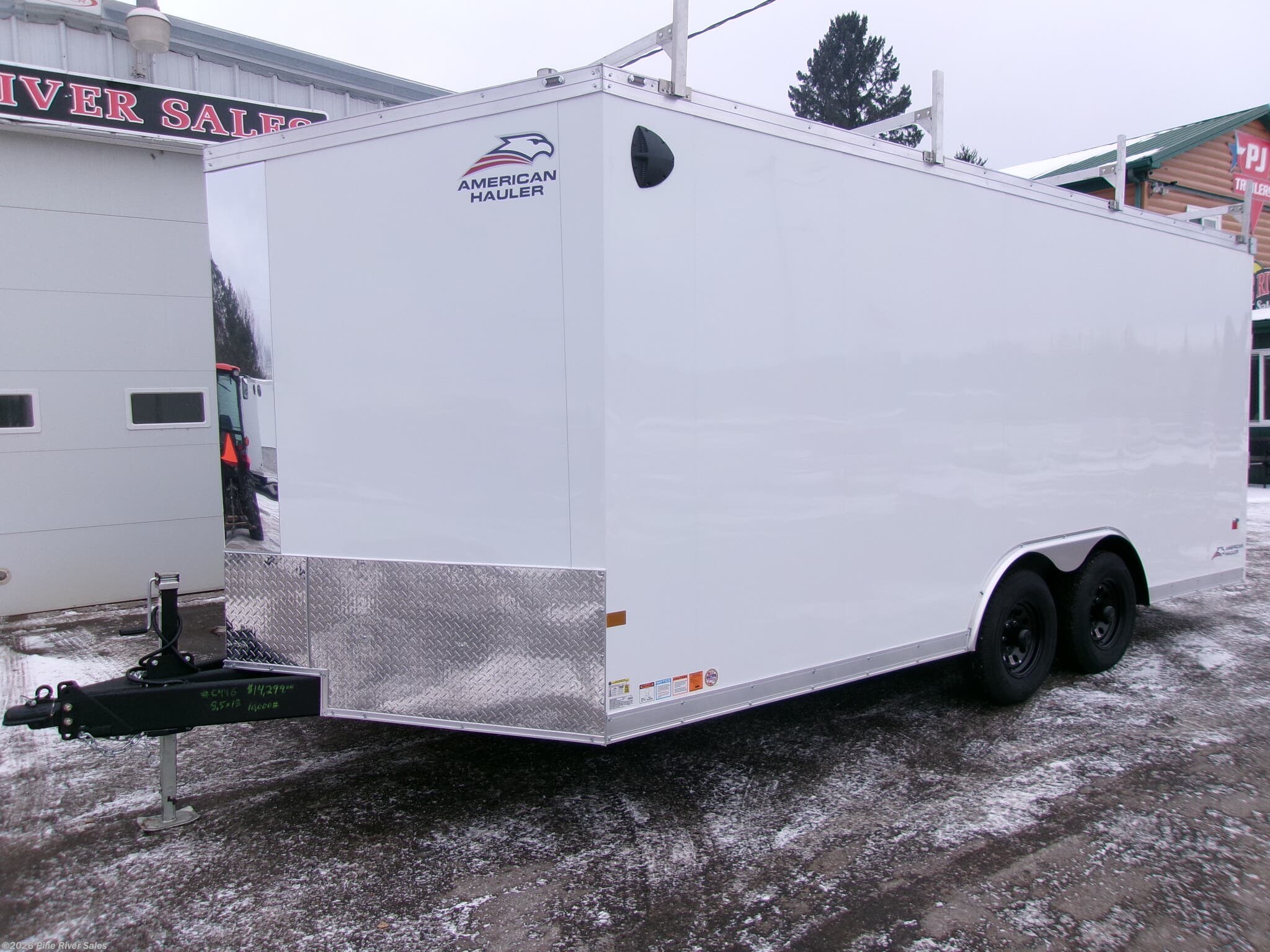 2026 American Hauler 8.5x18 EAVH 10k  GVWR