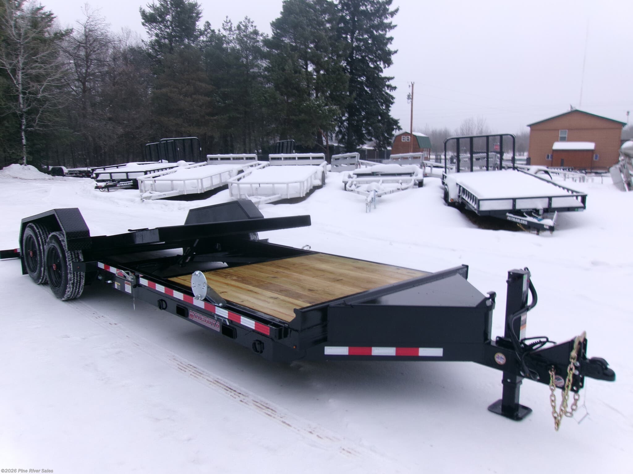2026 Midsota TB 83" x 22' Gravity Tilt Trailer 17,600# GVWR