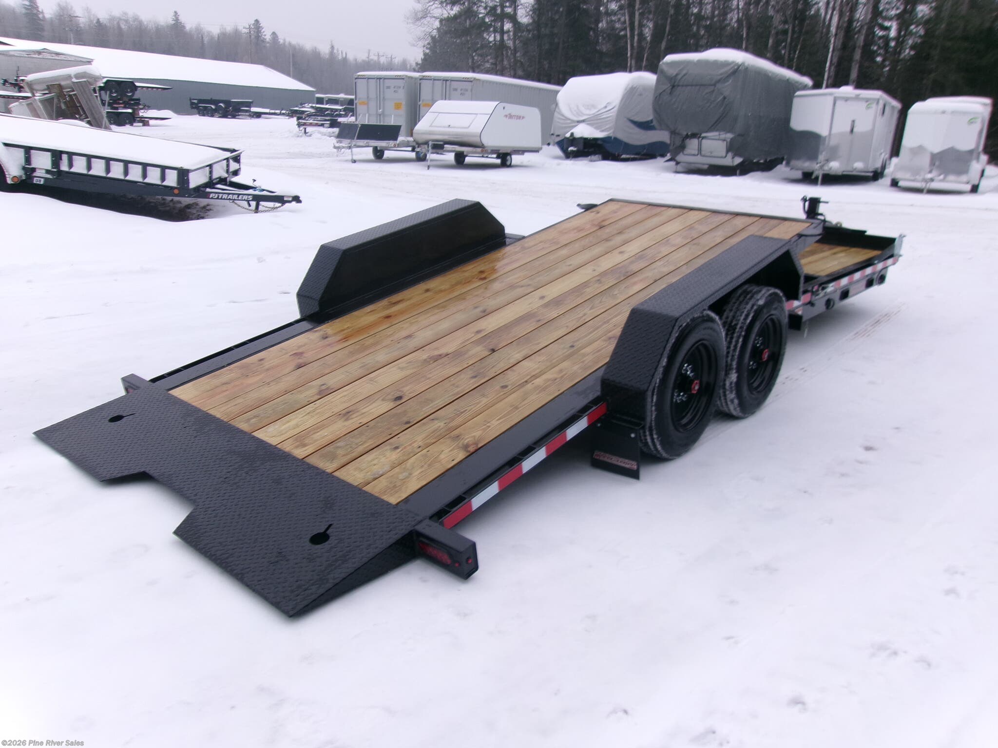 New 2026 Midsota TB 83" x 22' Gravity Tilt Trailer 17,600# GVWR available in Cloquet, Minnesota