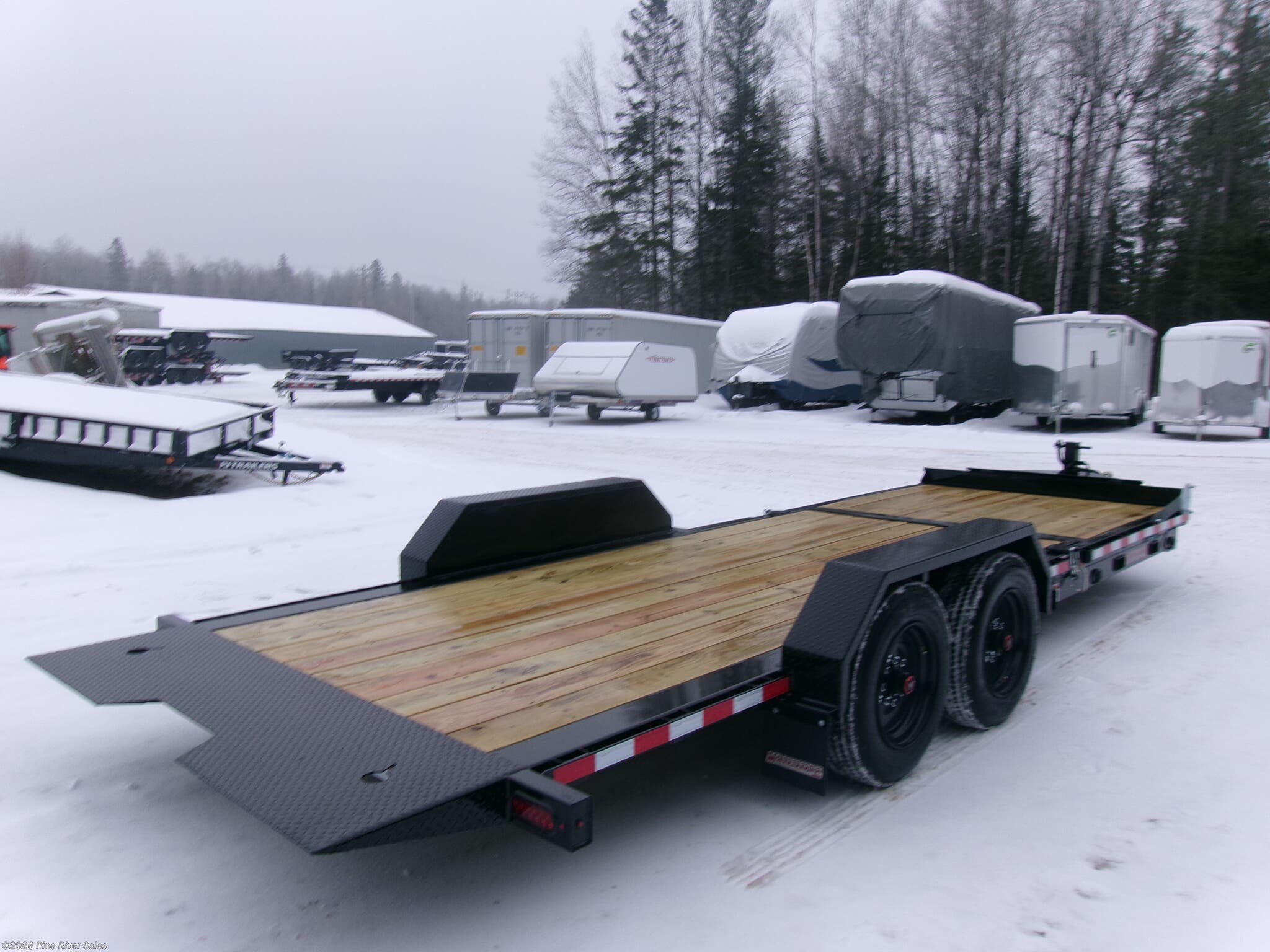New 2026 Midsota TB 83" x 22' Gravity Tilt Trailer 17,600# GVWR available in Cloquet, Minnesota