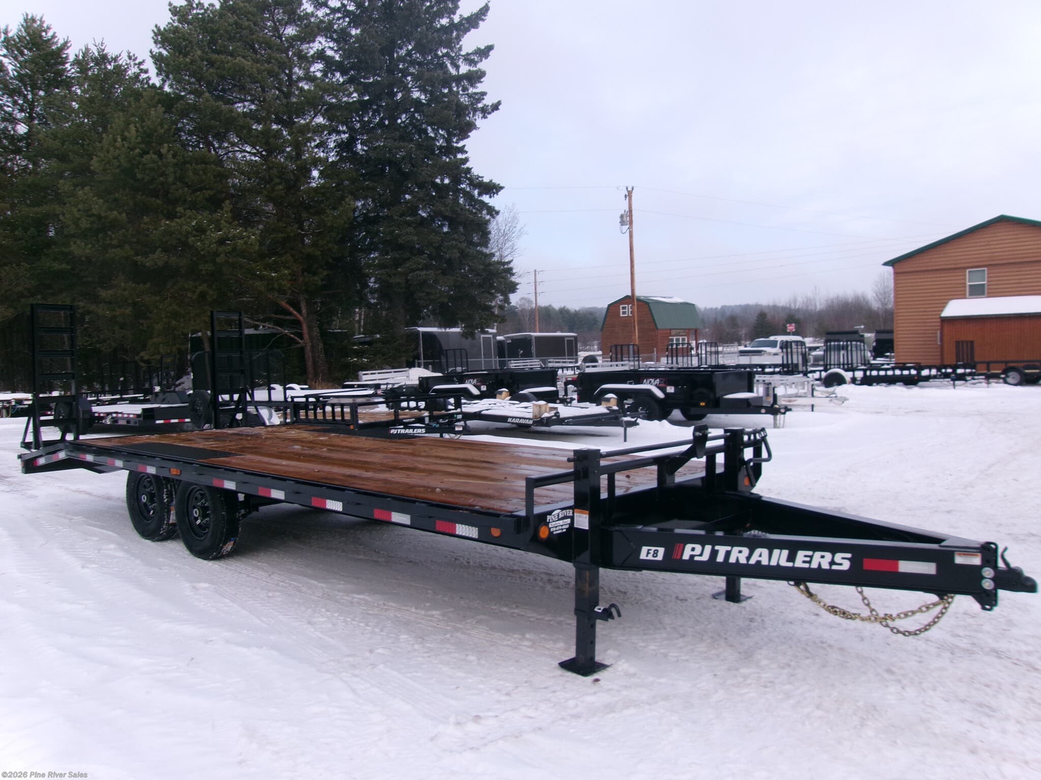 2026 F8  PJ 22' F8 Deckover 14K by PJ Trailers from Pine River Sales in Cloquet, Minnesota