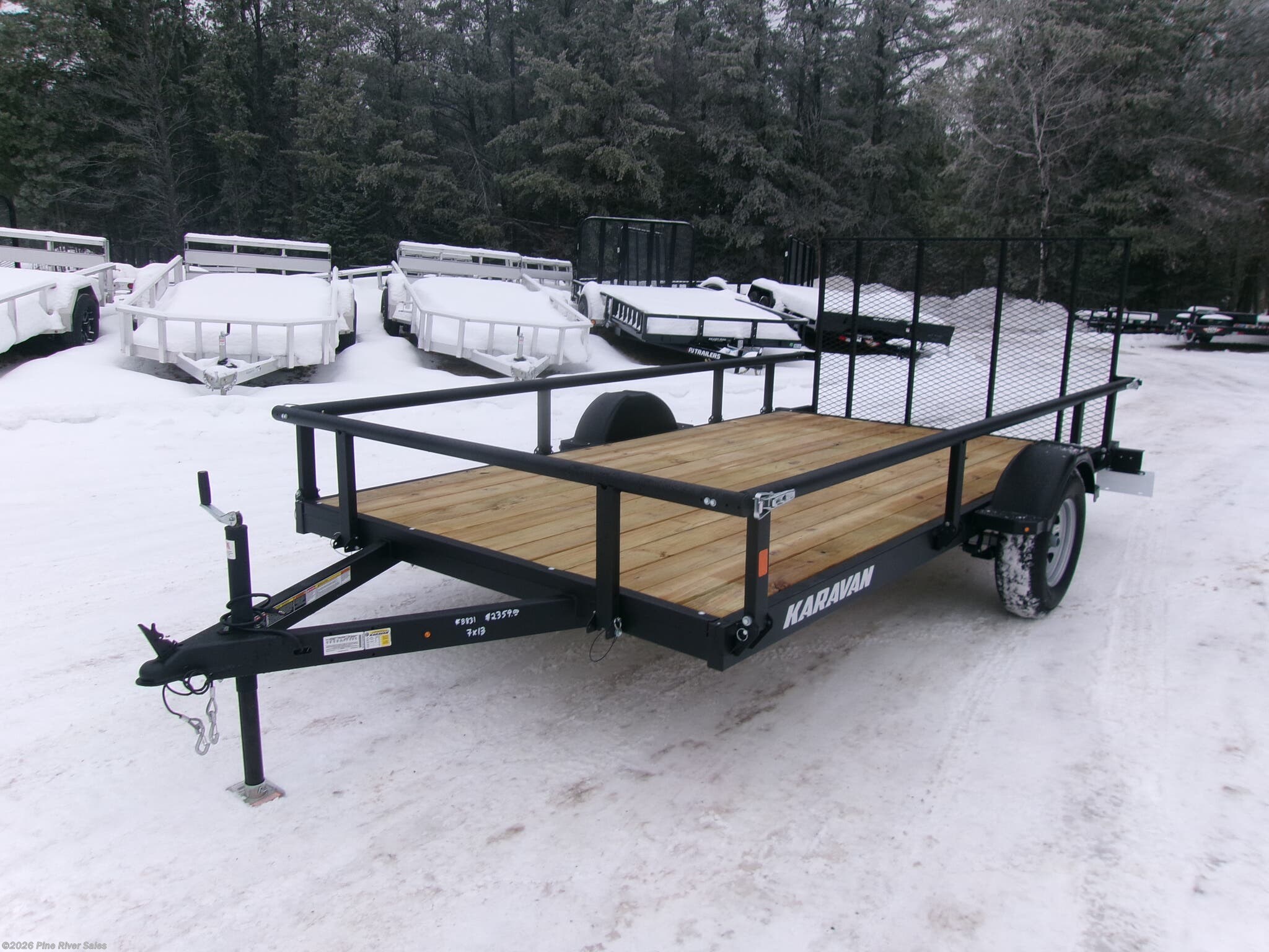 2026 Karavan Utility Trailer 81"x13' Karavan 3k Steel