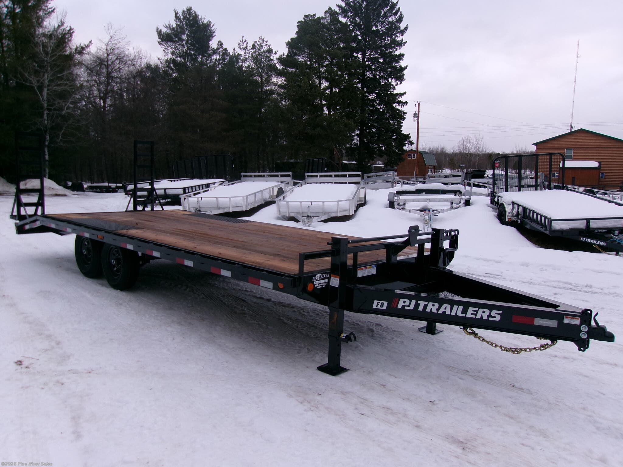 2026 PJ Trailers F8  PJ 22' F8 Deckover 14K