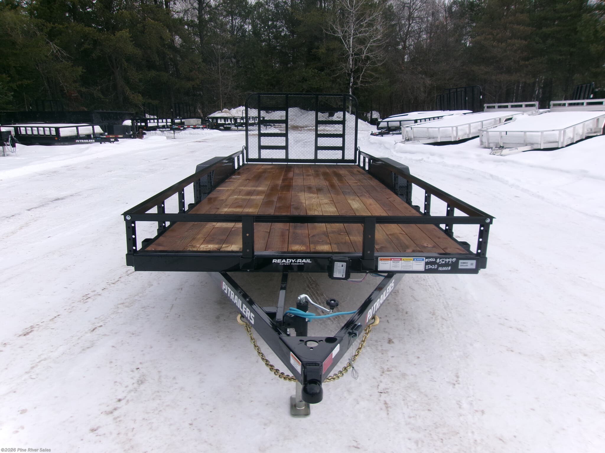 2026 UL 83 x 20 10k  Utility Trailer (UL) by PJ Trailers from Pine River Sales in Cloquet, Minnesota