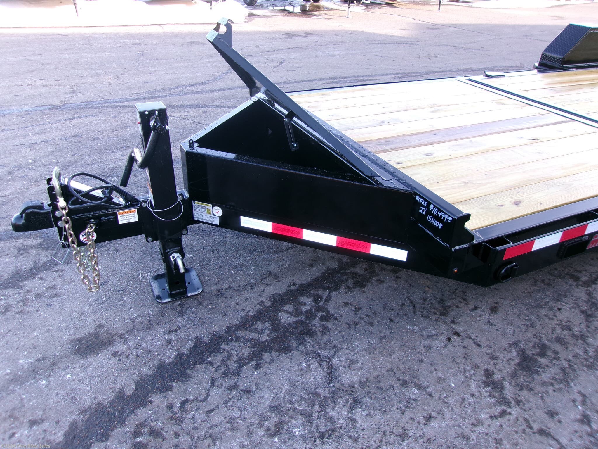 2026 Midsota TB 83" x 22' Gravity Tilt Trailer 15k