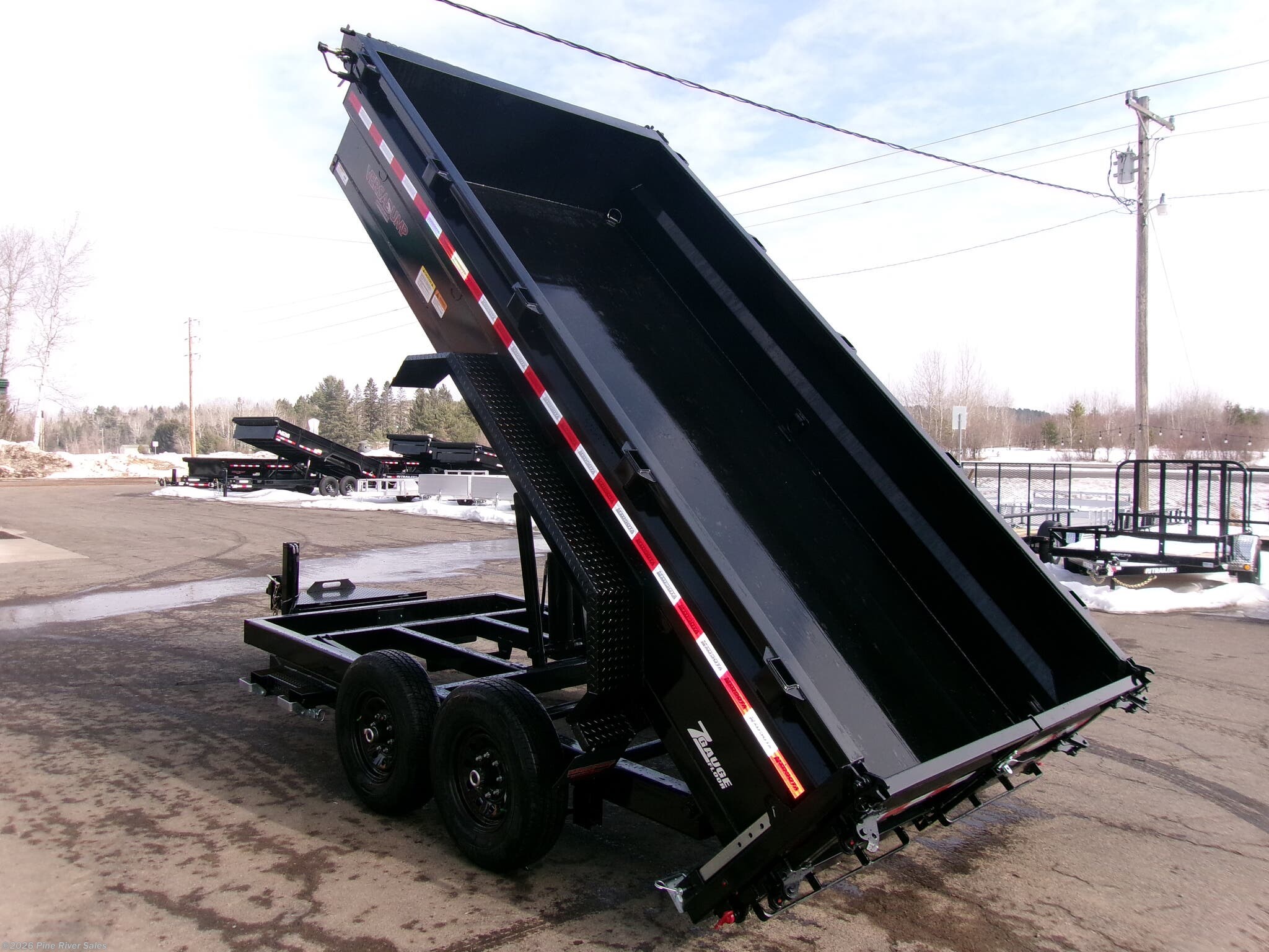 2026 Midsota HV 14' Dump Trailer GVWR 15.4K