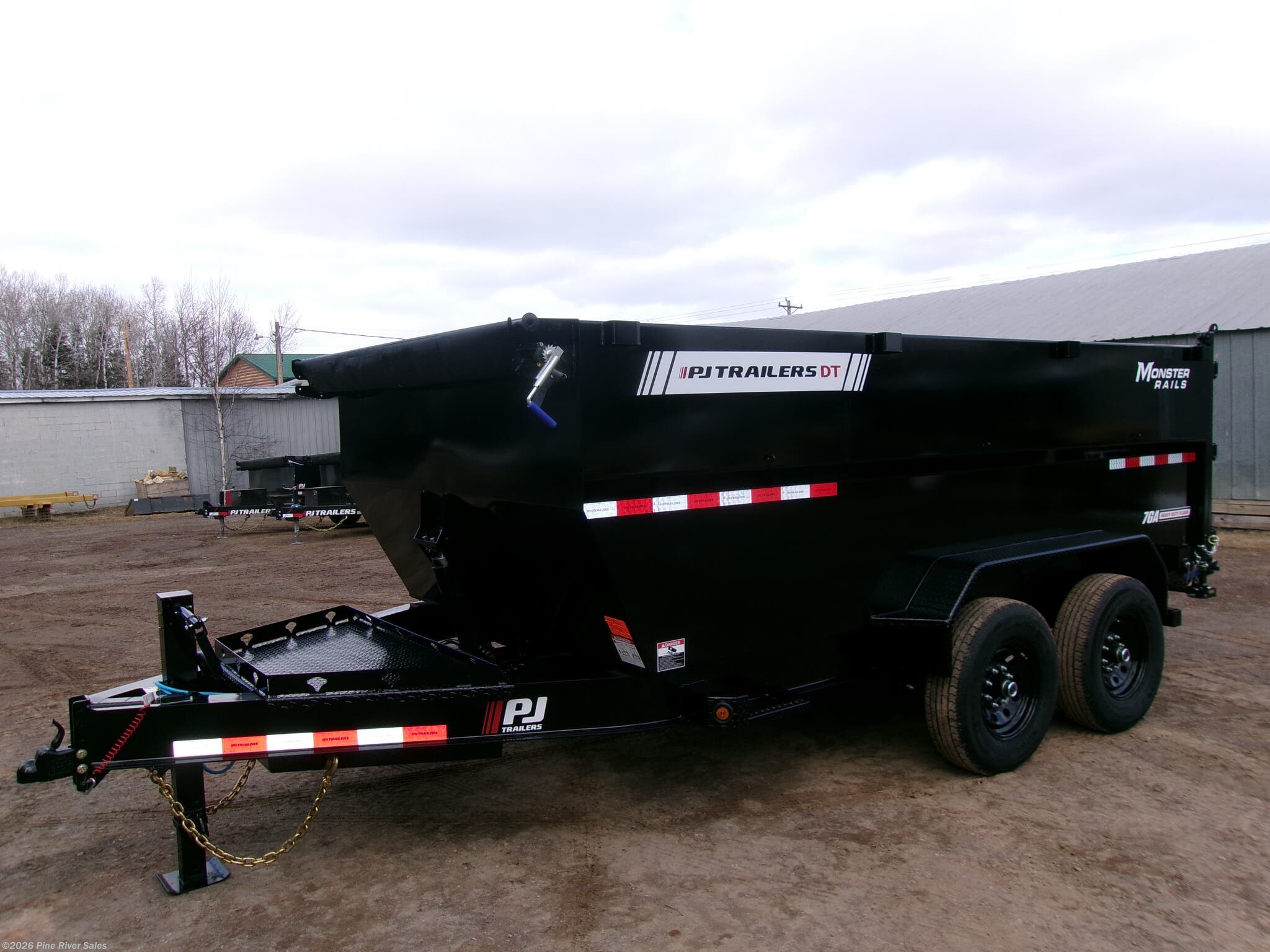2026 DT 14' PJ DUMP TELESCOPIC TALL SIDE 15.4K GVWR by PJ Trailers from Pine River Sales in Cloquet, Minnesota