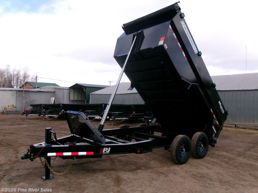 New 2026 PJ Trailers DT 14' PJ DUMP TELESCOPIC TALL SIDE 15.4K GVWR available in Cloquet, Minnesota