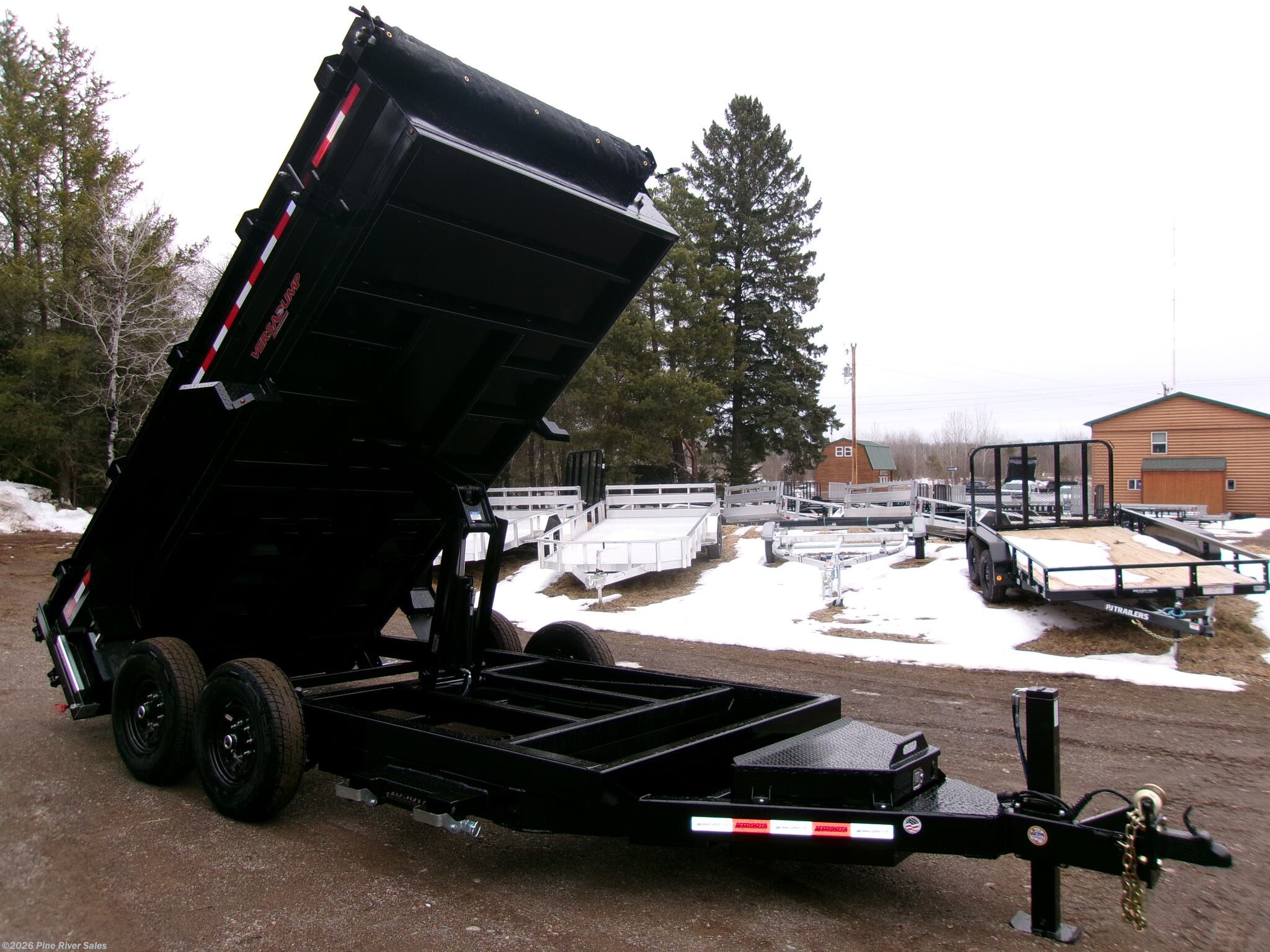 2026 Midsota HV 14' Dump Trailer 15K GVWR - New Dump (Heavy Duty) Trailer for sale by Pine River Sales in Cloquet, Minnesota