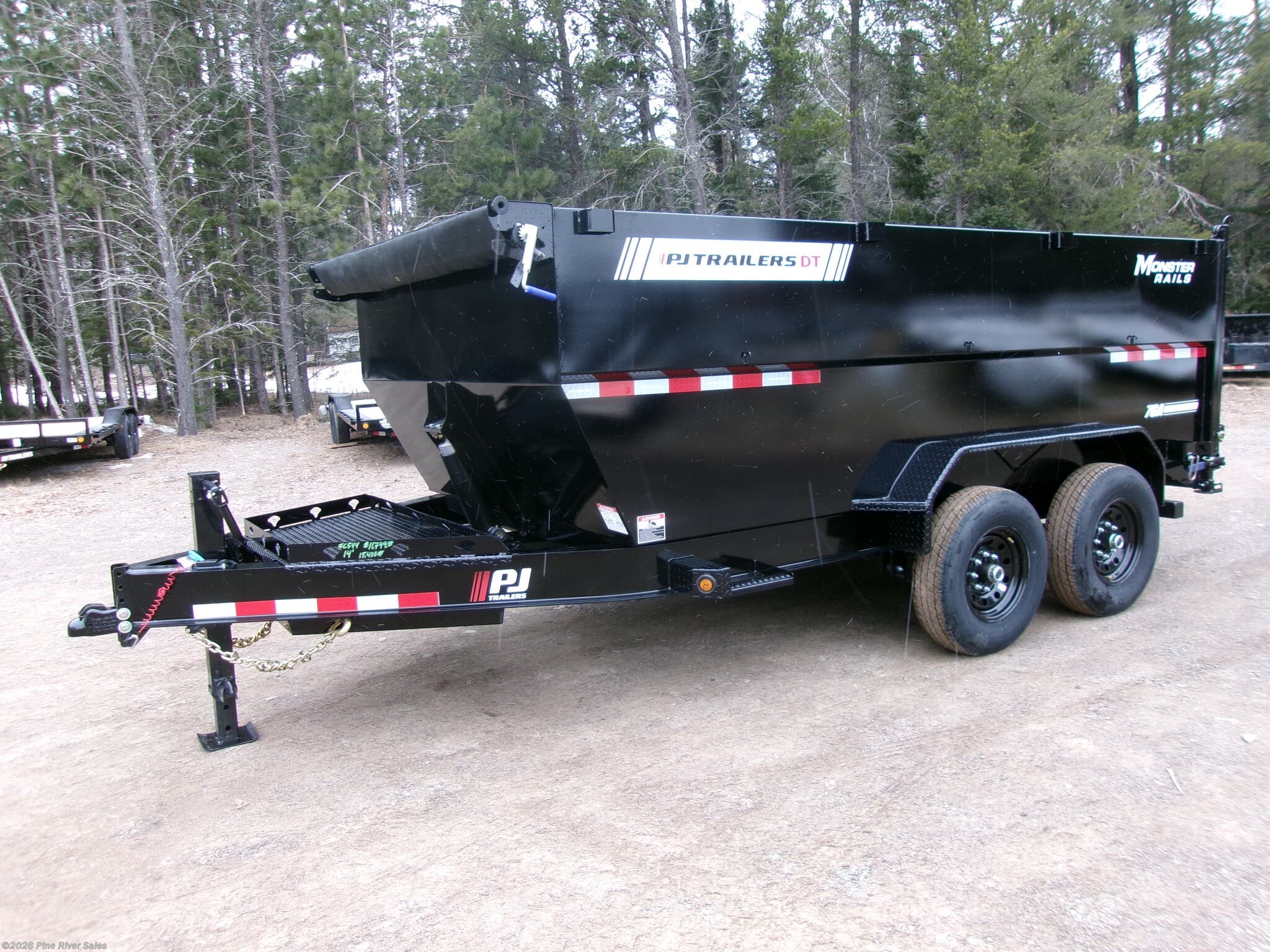 2026 PJ Trailers DT 14' PJ DUMP TELESCOPIC TALL SIDE 15.4K GVWR