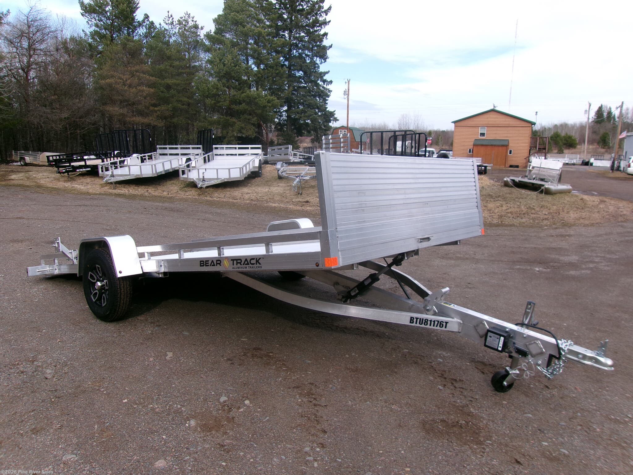 2026 Bear Track 81" x 176"  Alum Tilt Trailer 3.5k
