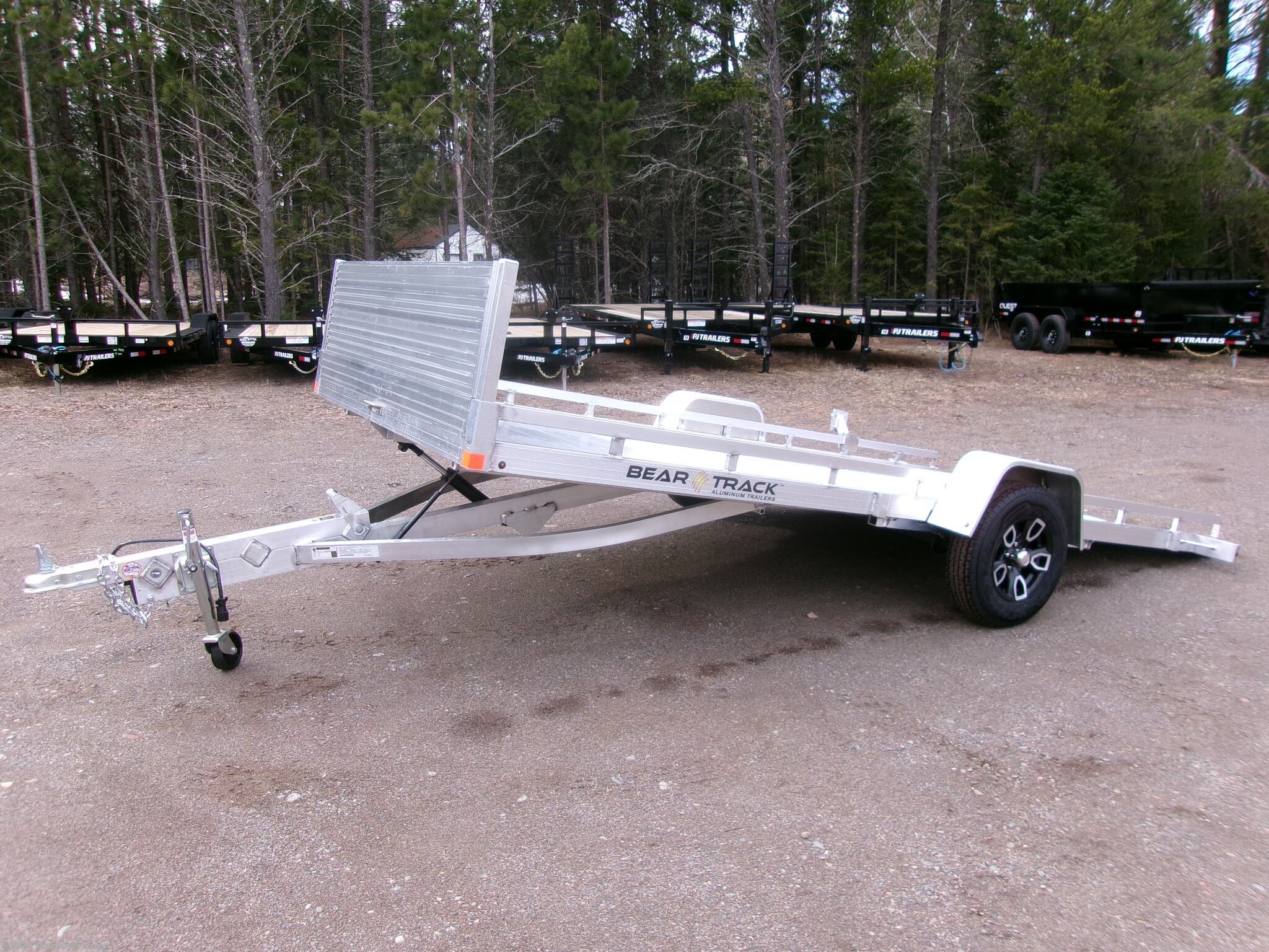 New 2026 Bear Track 81" x 176"  Alum Tilt Trailer 3.5k available in Cloquet, Minnesota