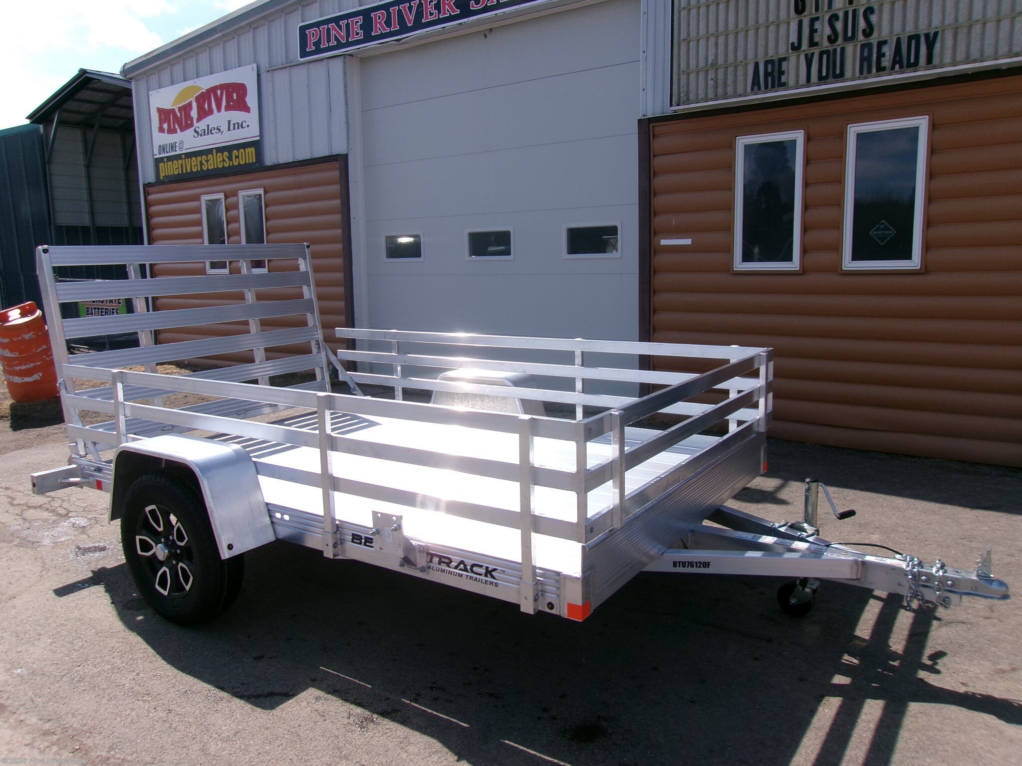 2026 Bear Track 76" x120" 3K GVWR Alum Utility Trailer