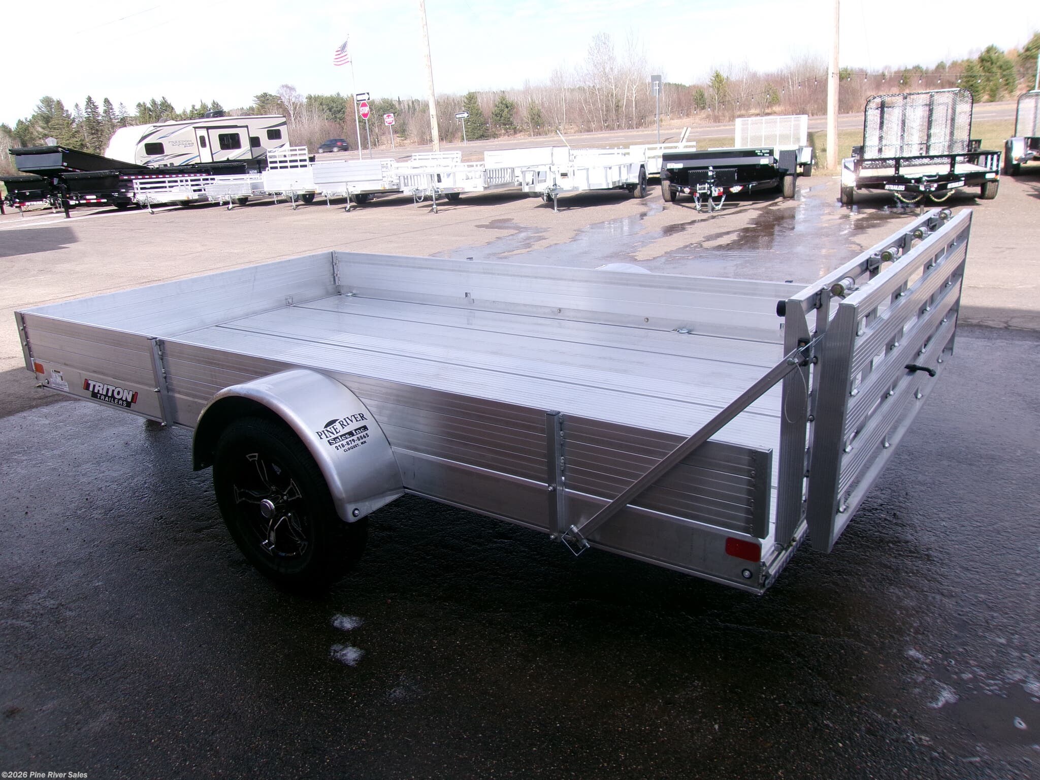 2026 FIT Series FIT1281 Aluminum plank Utility Trailer by Triton Trailers from Pine River Sales in Cloquet, Minnesota