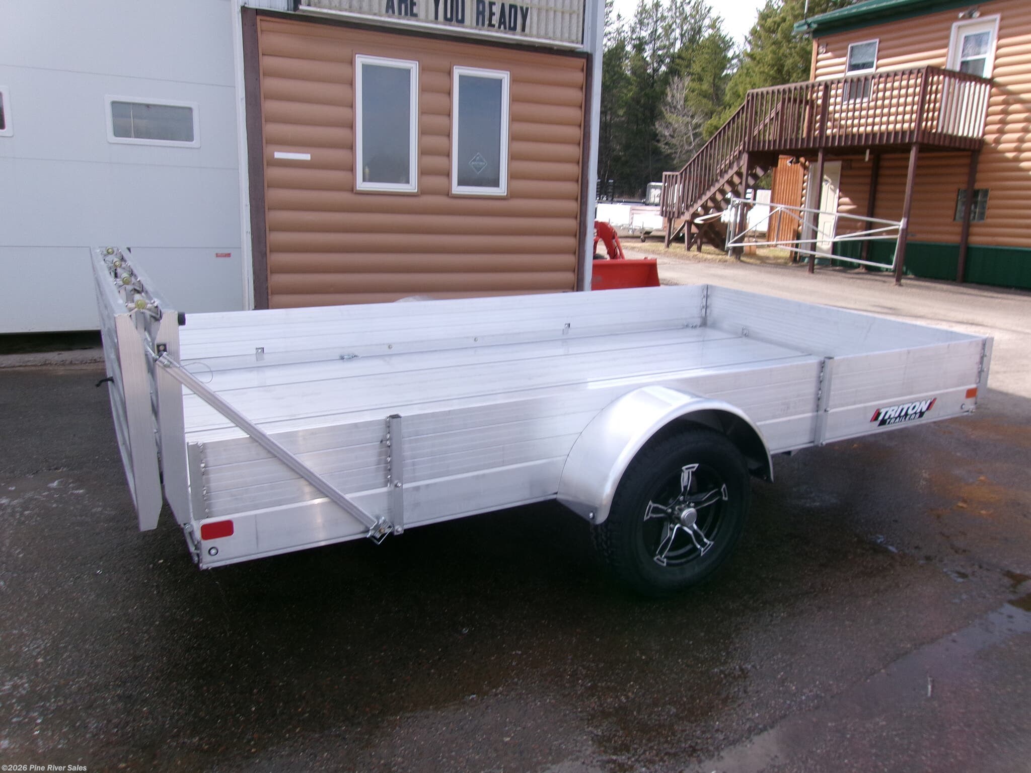 New 2026 Triton Trailers FIT Series FIT1281 Aluminum plank Utility Trailer available in Cloquet, Minnesota