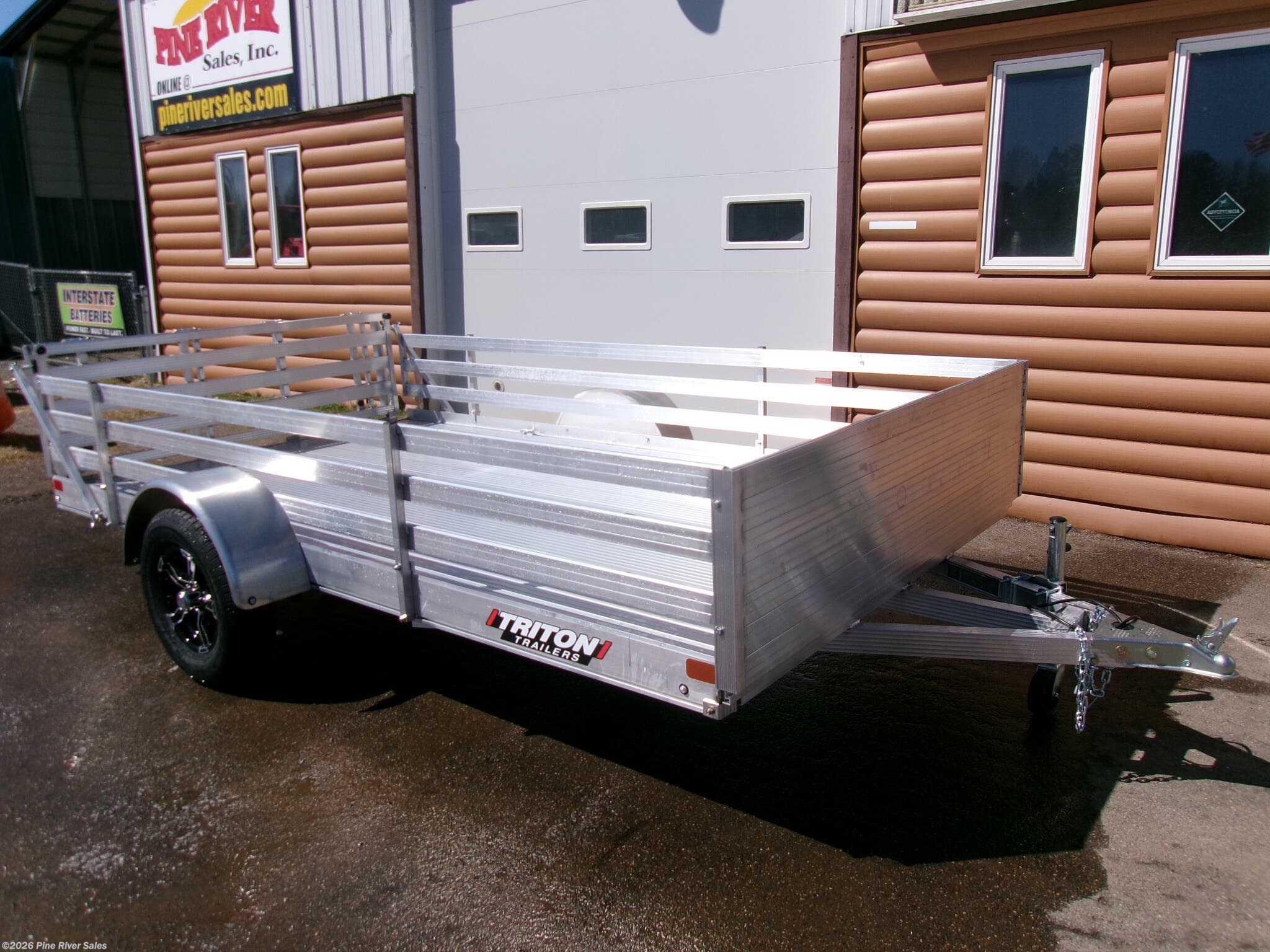 2026 Triton Trailers FIT Series FIT1281 Aluminum plank Utility Trailer
