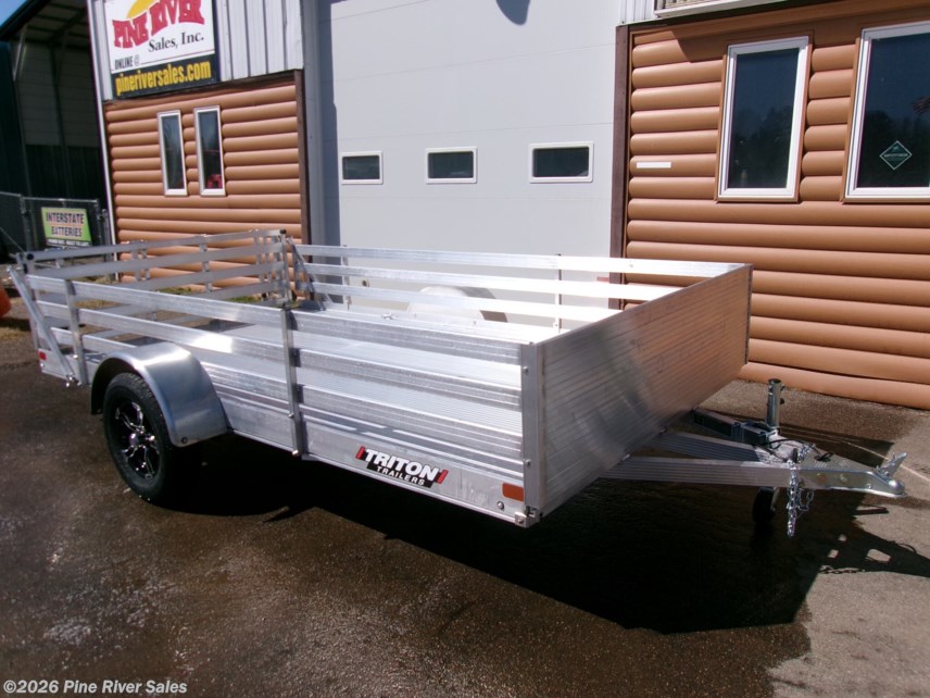 New 2026 Triton Trailers FIT Series FIT1281 Aluminum plank Utility Trailer available in Cloquet, Minnesota