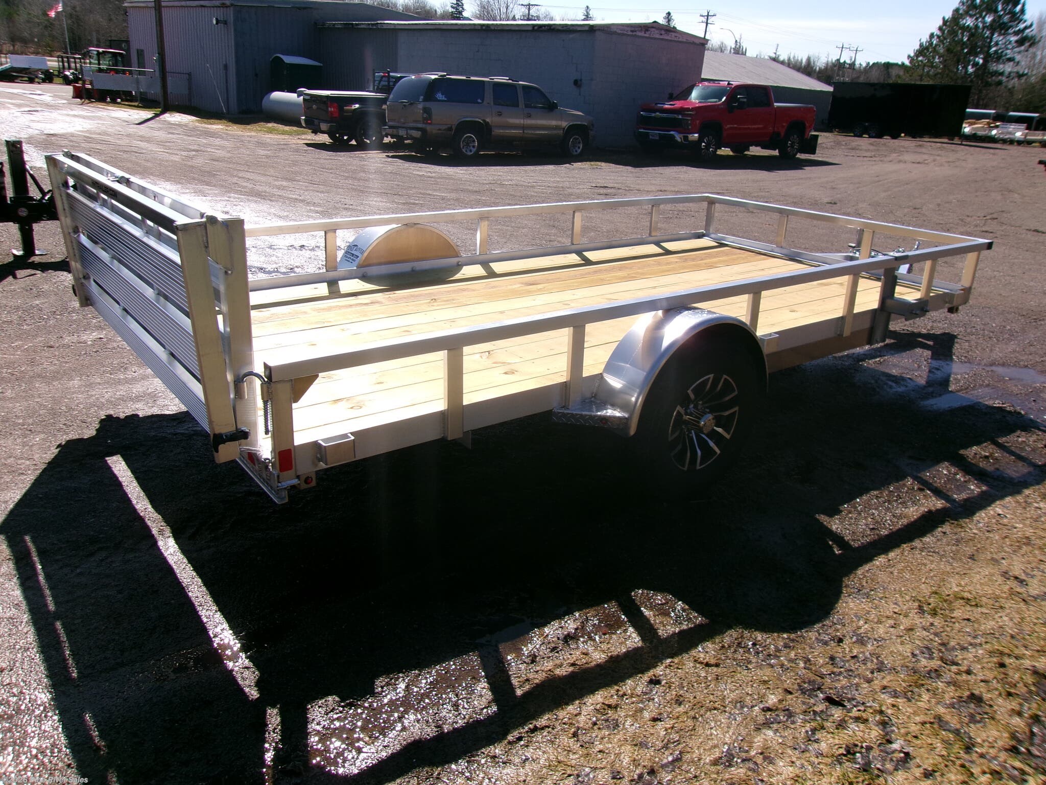 2026 82x14 Alum 5k GVWR Rail Side by H&H from Pine River Sales in Cloquet, Minnesota