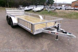 2026 H&H 82x16 Alum 7K Wood deck Rail Side