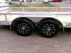 2026 H&H 82x16 Alum 7K Wood deck Rail Side - New Utility Trailer for sale by Pine River Sales in Cloquet, Minnesota