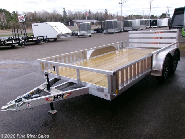2026 H&H 14' Alum 7k ATV Utility Trailer UPGRAGES INCLUDED