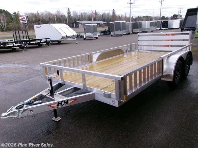 2026 H&H 14' Alum 7k ATV Utility Trailer UPGRAGES INCLUDED