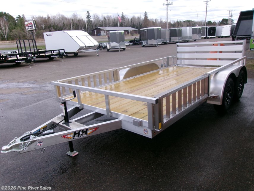 New 2026 H&H 14' Alum 7k ATV Utility Trailer UPGRAGES INCLUDED available in Cloquet, Minnesota