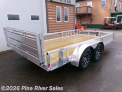 2026 14' Alum 7k ATV Utility Trailer UPGRAGES INCLUDED by H&H from Pine River Sales in Cloquet, Minnesota