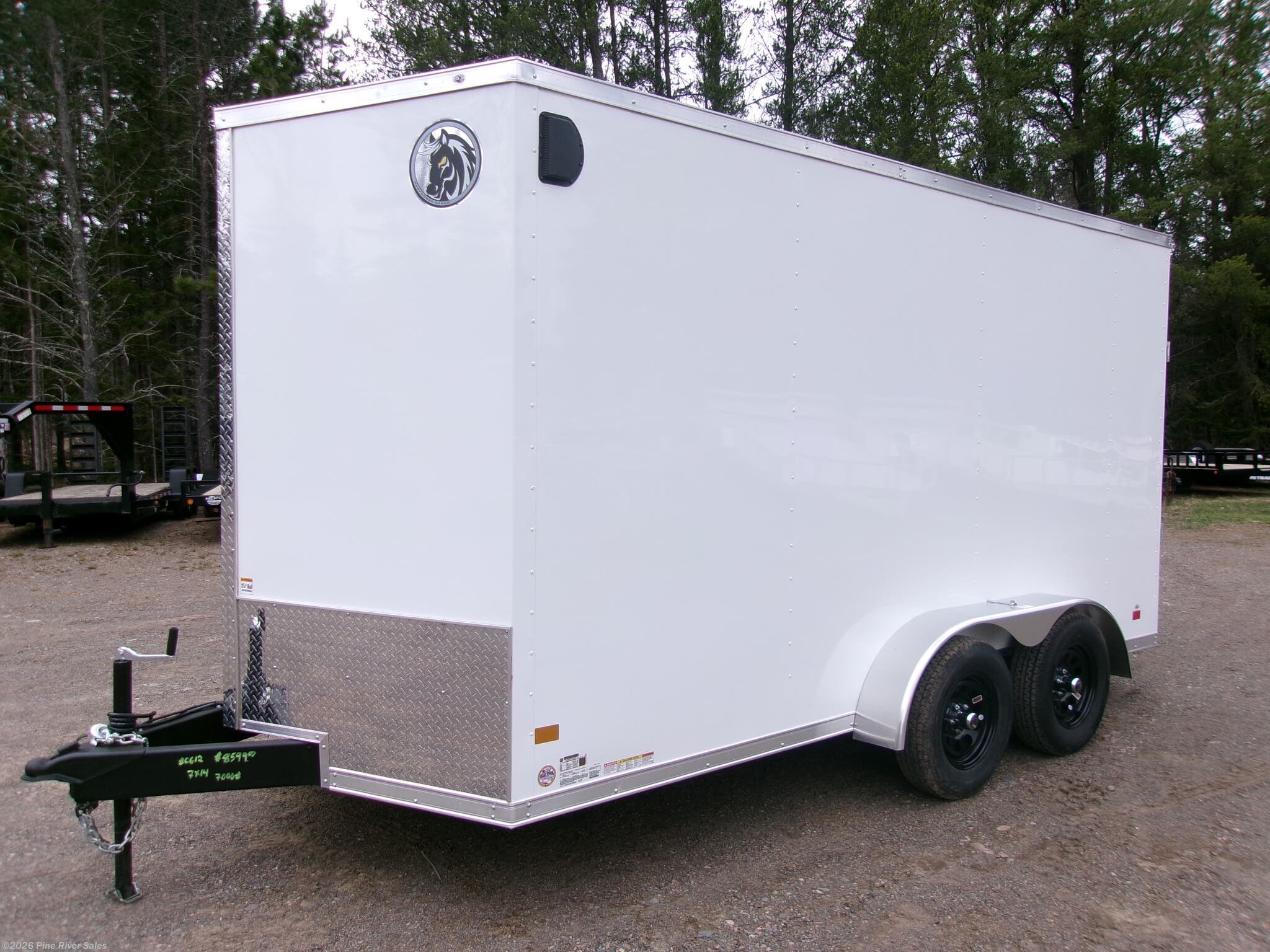 2026 Darkhorse Cargo DHW Series DarkHorse 7x14 7K GVWR