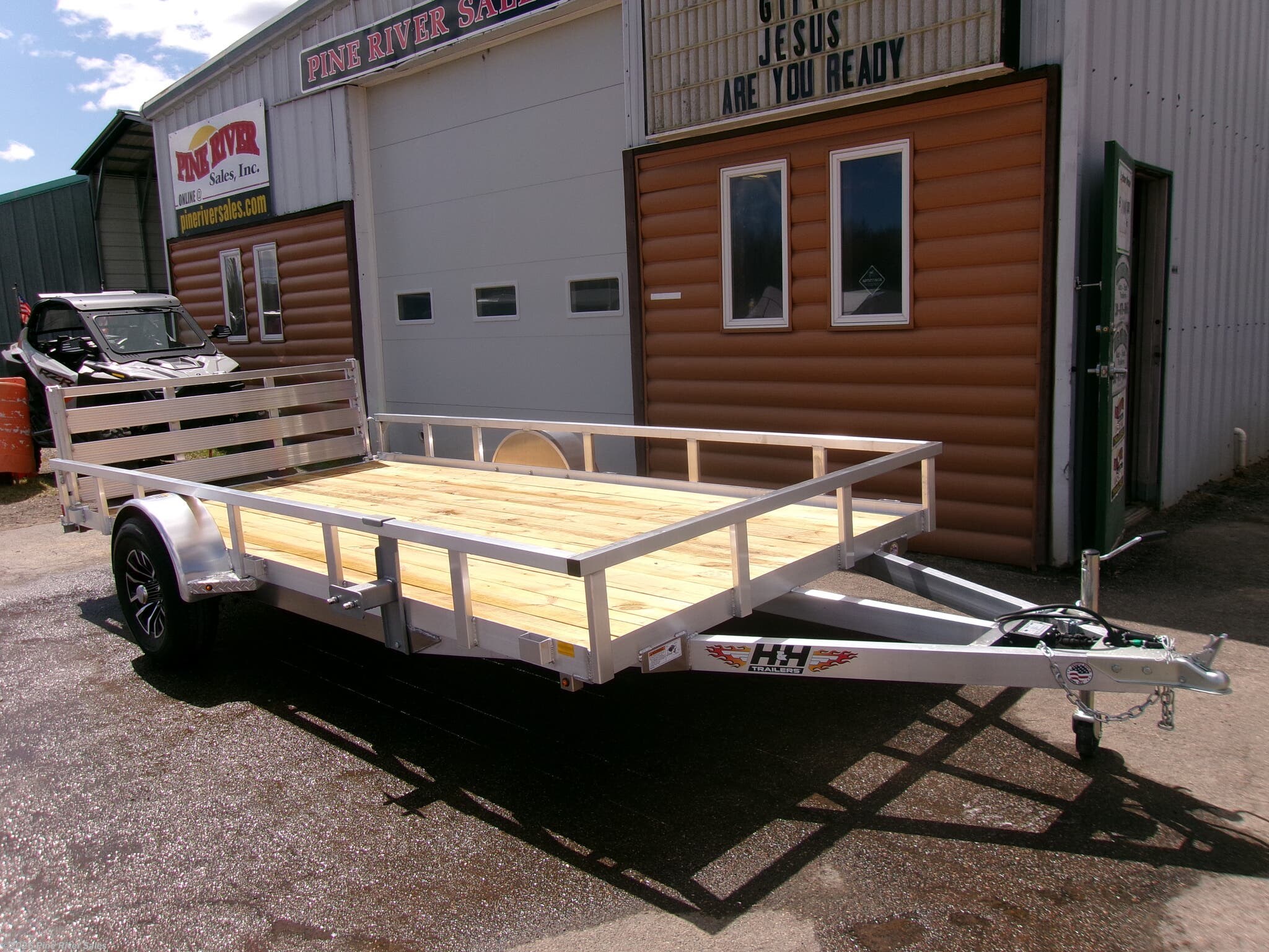 2026 82x14 Alum 5k GVWR Rail Side by H&H from Pine River Sales in Cloquet, Minnesota