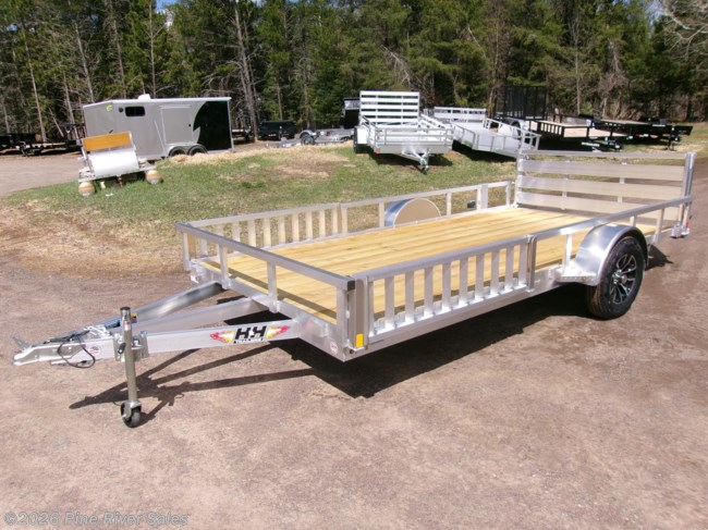 2026 H&H 14' Alum 3k ATV Utility Wood Deck UPGRADES