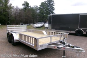 2026 H&H 82x16 Alum Wood Deck GVWR 7000K ATV Side