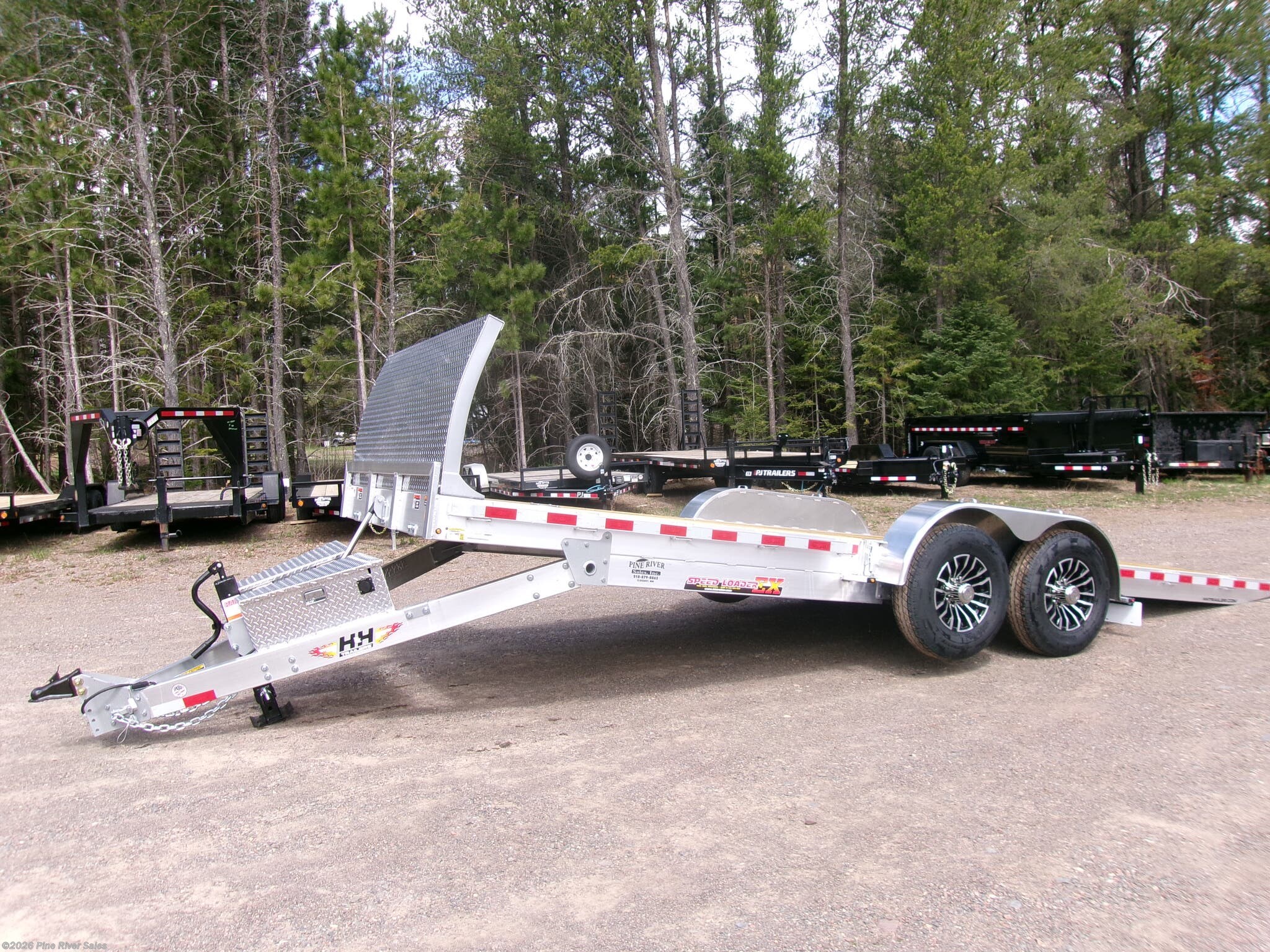 2026 82"x22' Alum Electric Tilt  Speed Loader 14K by H&H from Pine River Sales in Cloquet, Minnesota