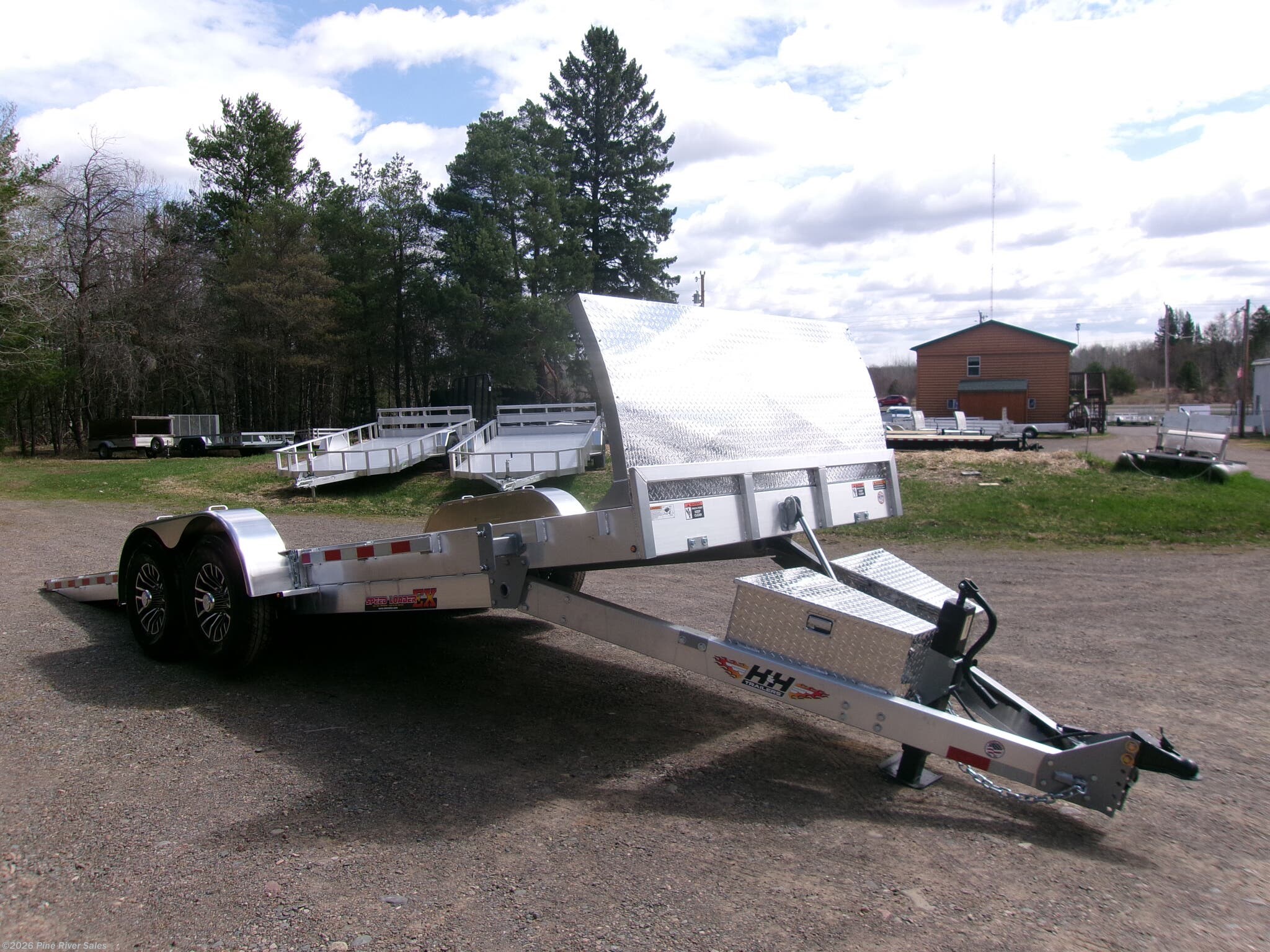 New 2026 H&H 82"x22' Alum Electric Tilt  Speed Loader 14K available in Cloquet, Minnesota