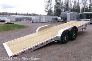 2026 H&H 22' Aluminum Speed Loader Electric Tilt Trailer