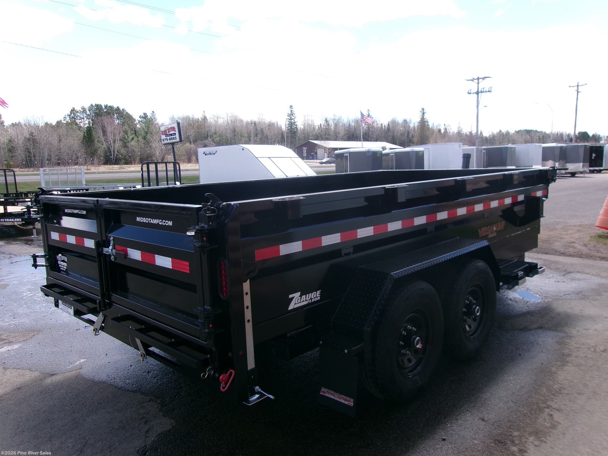2026 Midsota HV 14' Dump Trailer Telescopic   15.4K