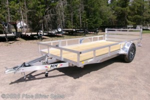 2026 H&H 82x14 Alum 5k GVWR Rail Side