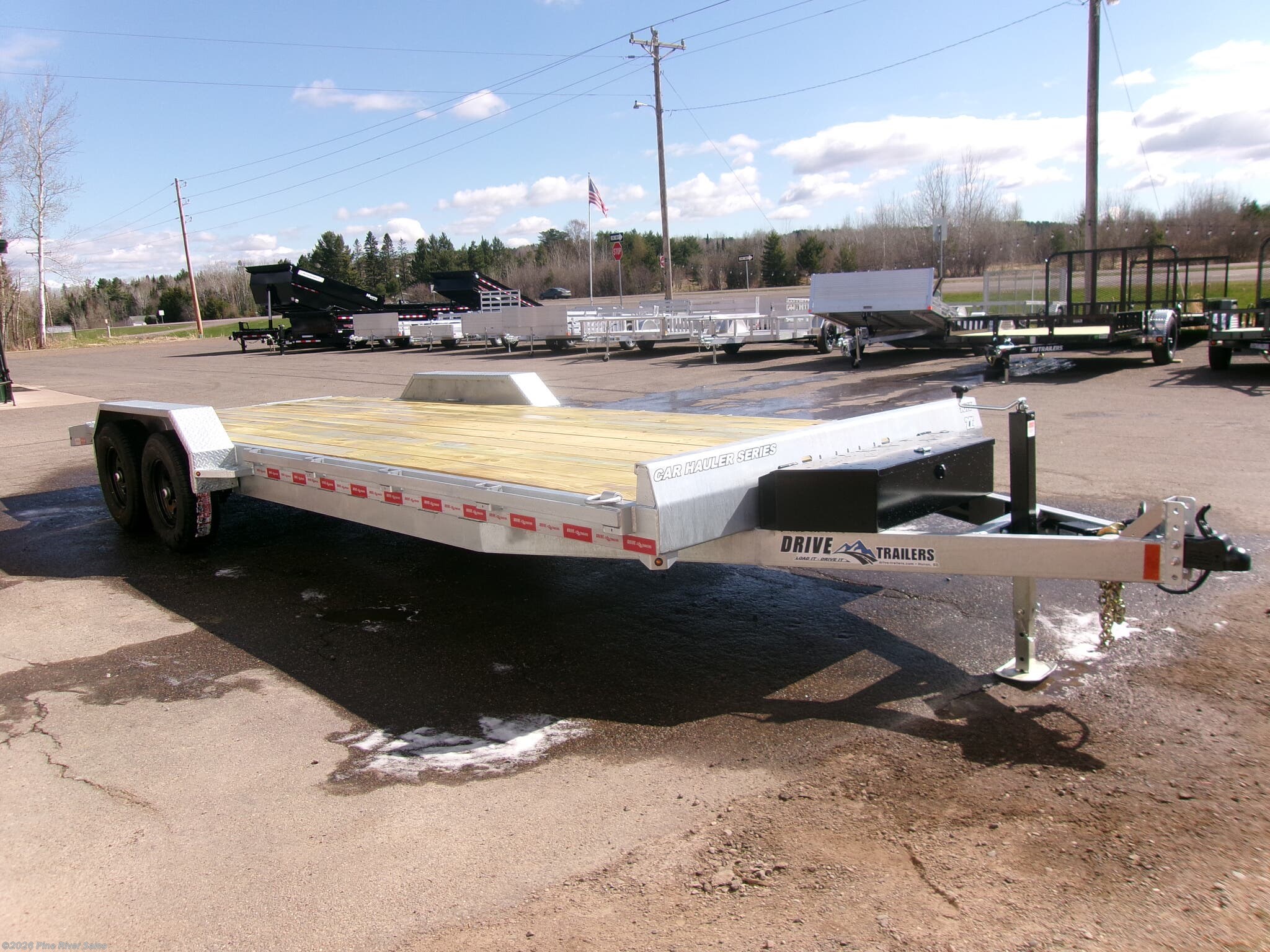 2026 Drive Trailers 82"x22' Galv. 10400#gvwr