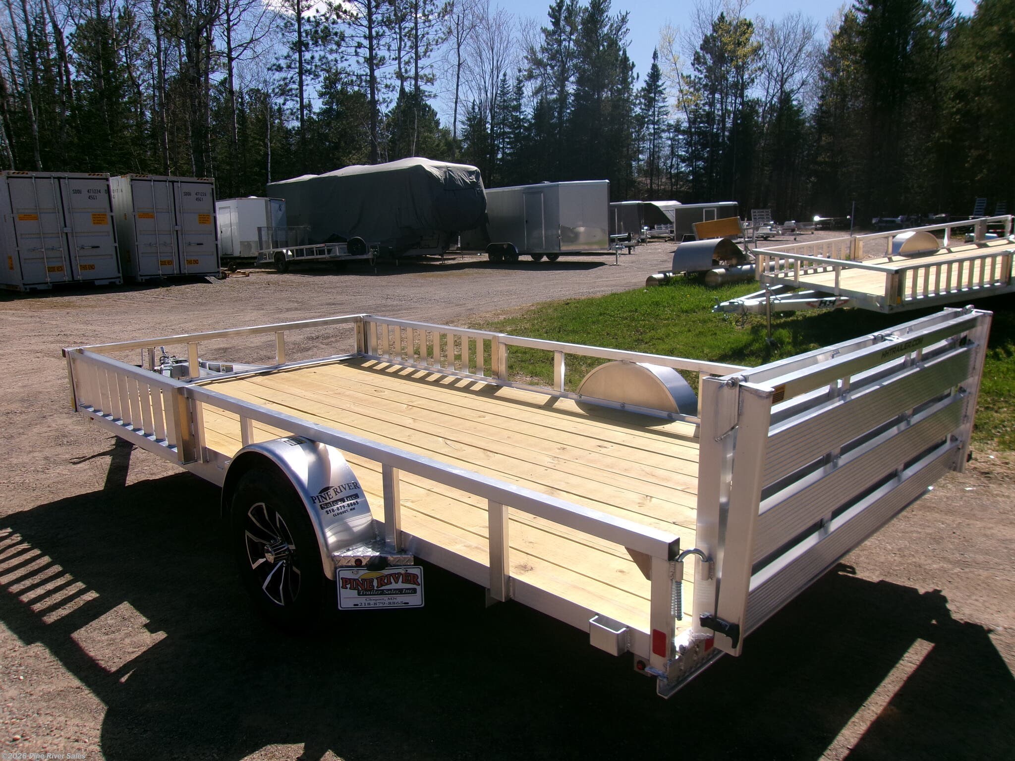 2026 H&H 82x14  Alum 3K GVWR Rail Side - New Utility Trailer for sale by Pine River Sales in Cloquet, Minnesota