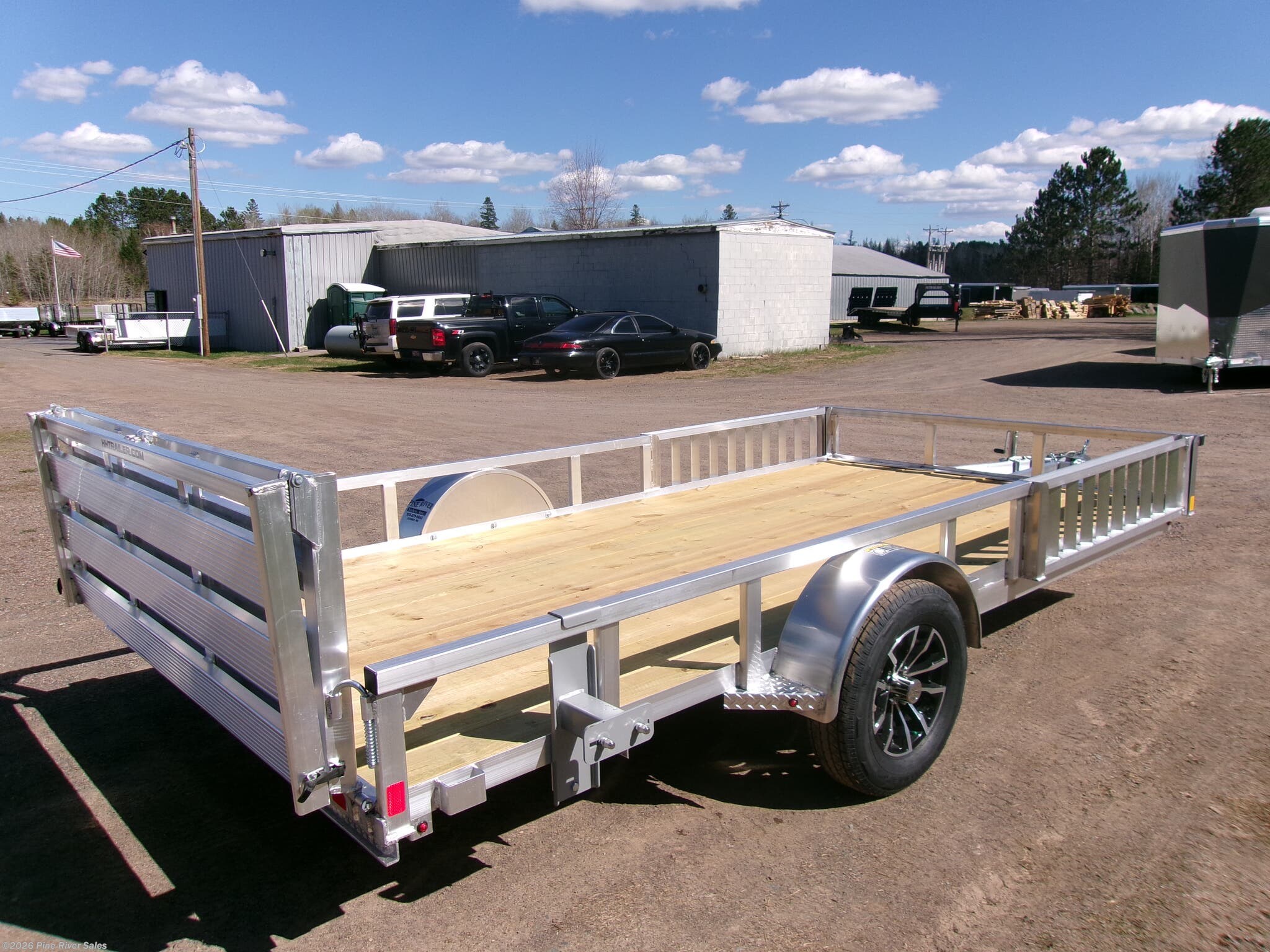 2026 82x14  Alum 3K GVWR Rail Side by H&H from Pine River Sales in Cloquet, Minnesota