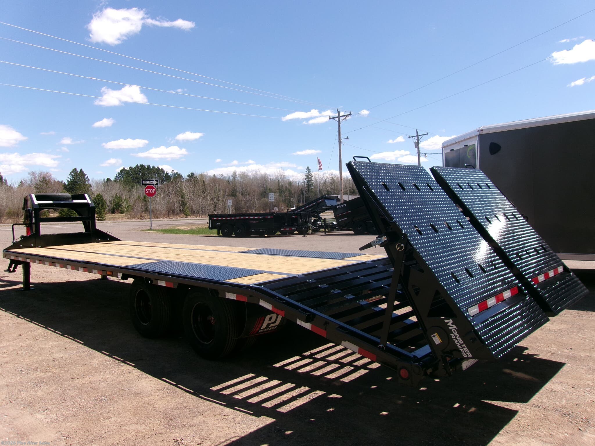 New 2027 PJ Trailers LD PJ 30' LOW PRO 25K GVWR FD W/ DUALS available in Cloquet, Minnesota